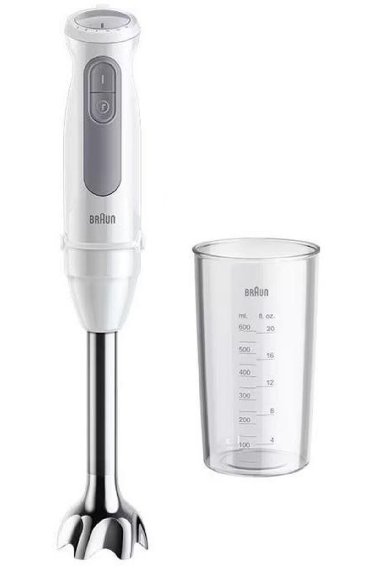 Braun Blender De Mana Braun Multi Quick 5 Mq 50001m, 1000 W, 21 Viteze, Pahar 0.6 L (alb) - One Size