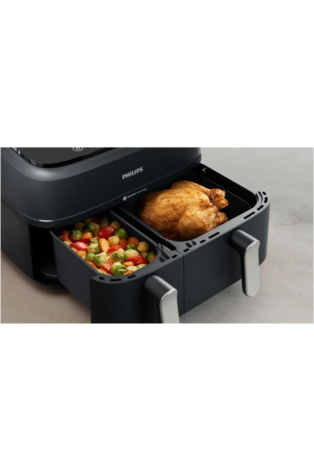 Philips-Philips Airfryer Series 3000 NA351/00 oil-free double fryer, 2750 W, Rapid Air technology 6