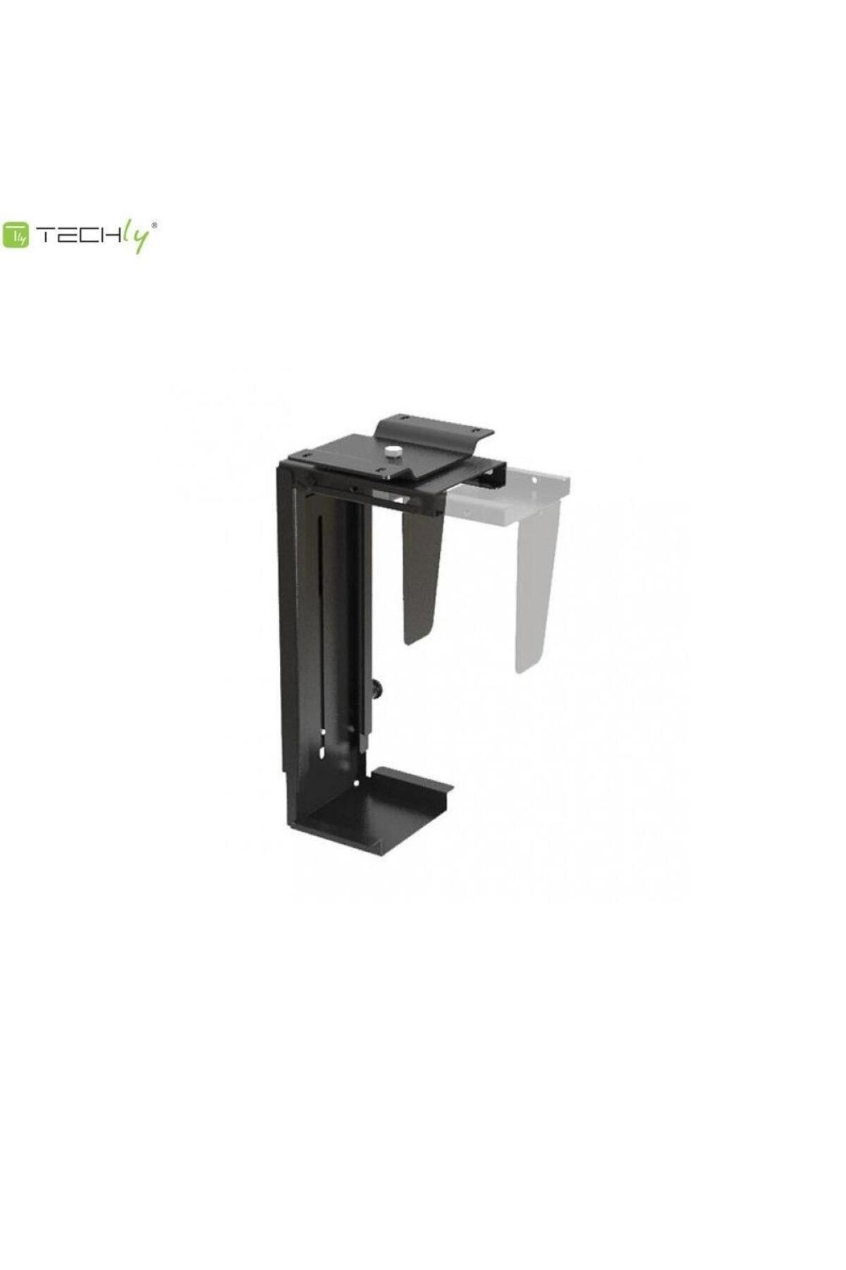 Techly-Suport unitate centrala Techly Techla Countertop, Reglabil/Rotativ, Negru 2