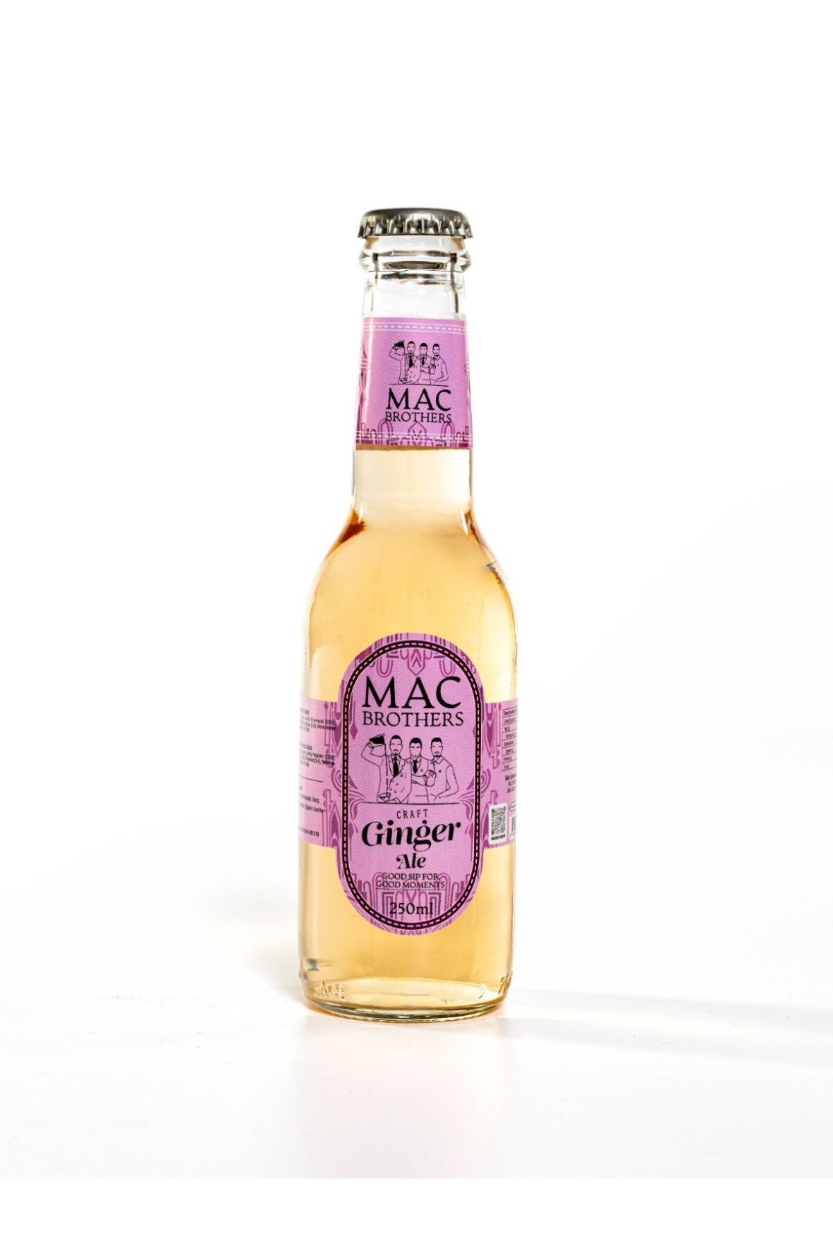 mac brothers Craft Ginger Ale 250ml x 6 Adet Gazlı İçecek