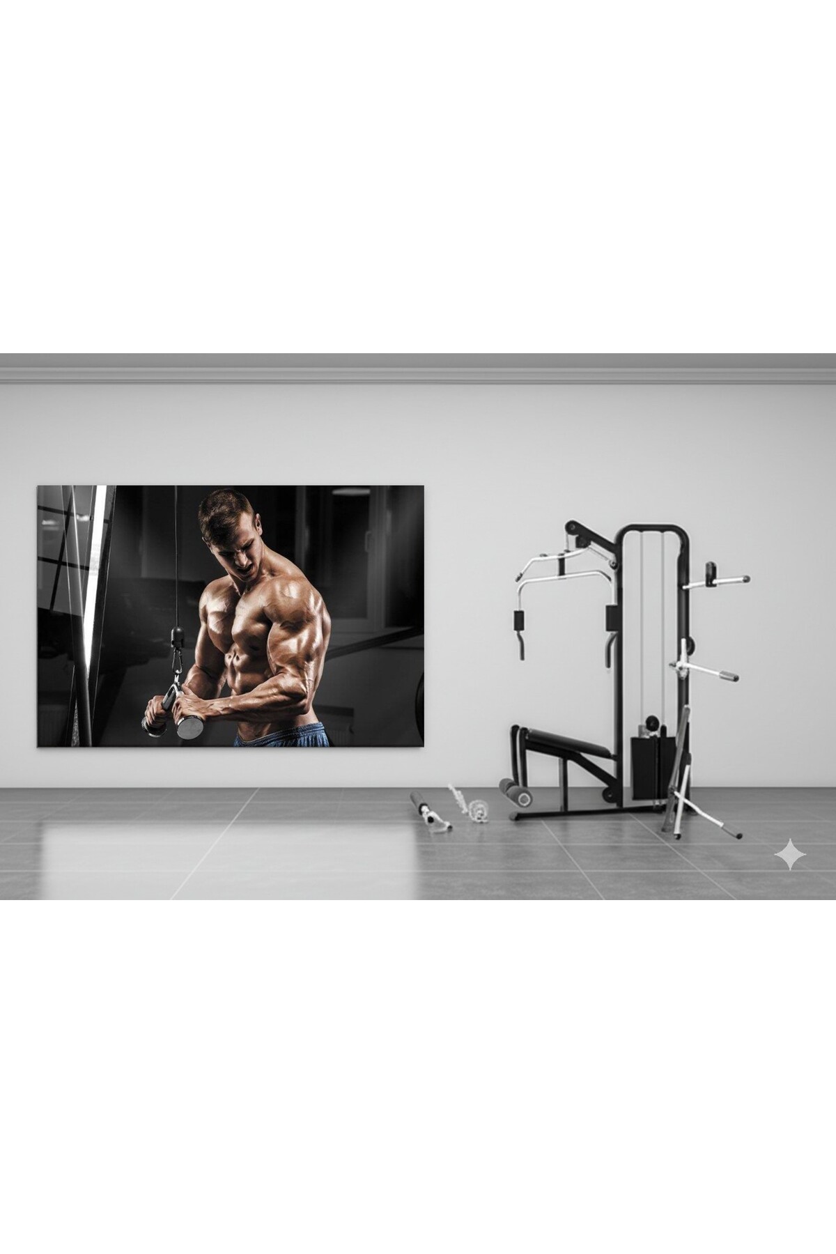 Spor Fitnes Cam Tablo-5 görsel 3
