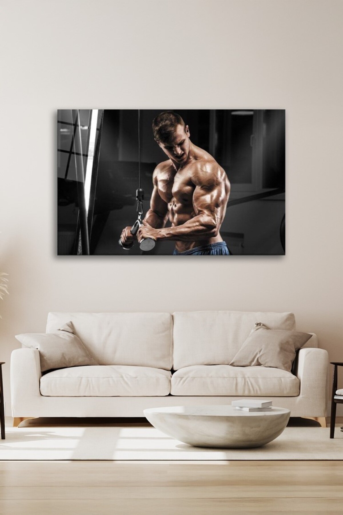 Spor Fitnes Cam Tablo-5 görsel 4