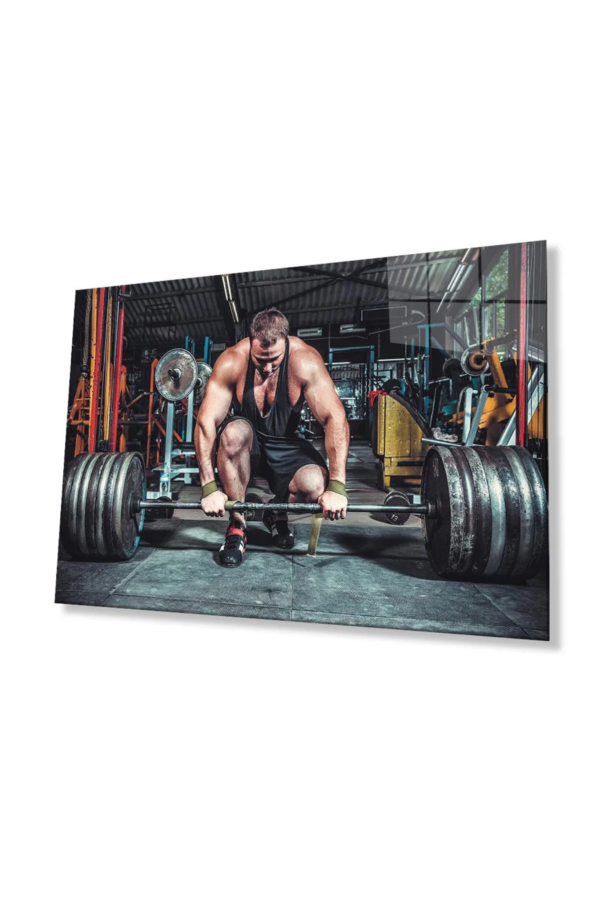 Spor Fitnes Cam Tablo-4