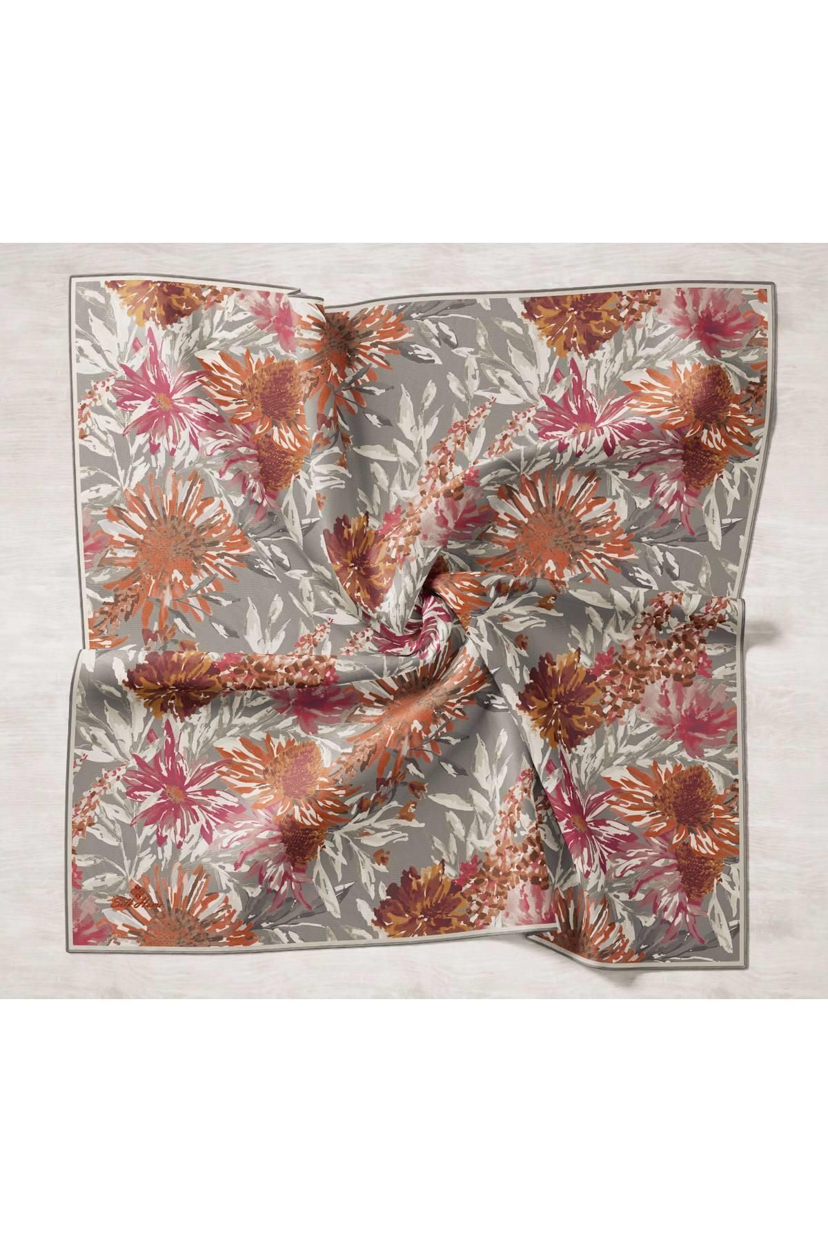 Silk Home-Eșarfă din mătase din twill 11457-07 7