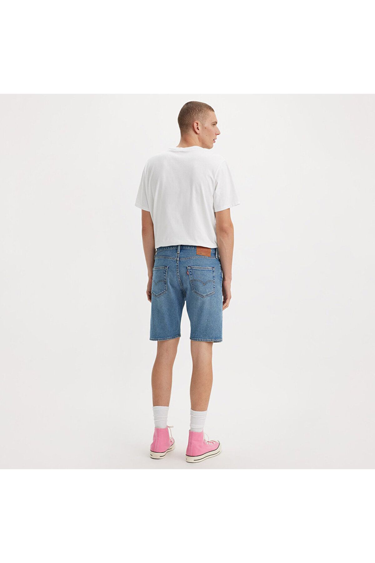Levi's-501 ORYGINALNE MĘSKIE NIEBIESKIE SPODENKI JEANSOWE 36512-0235 3