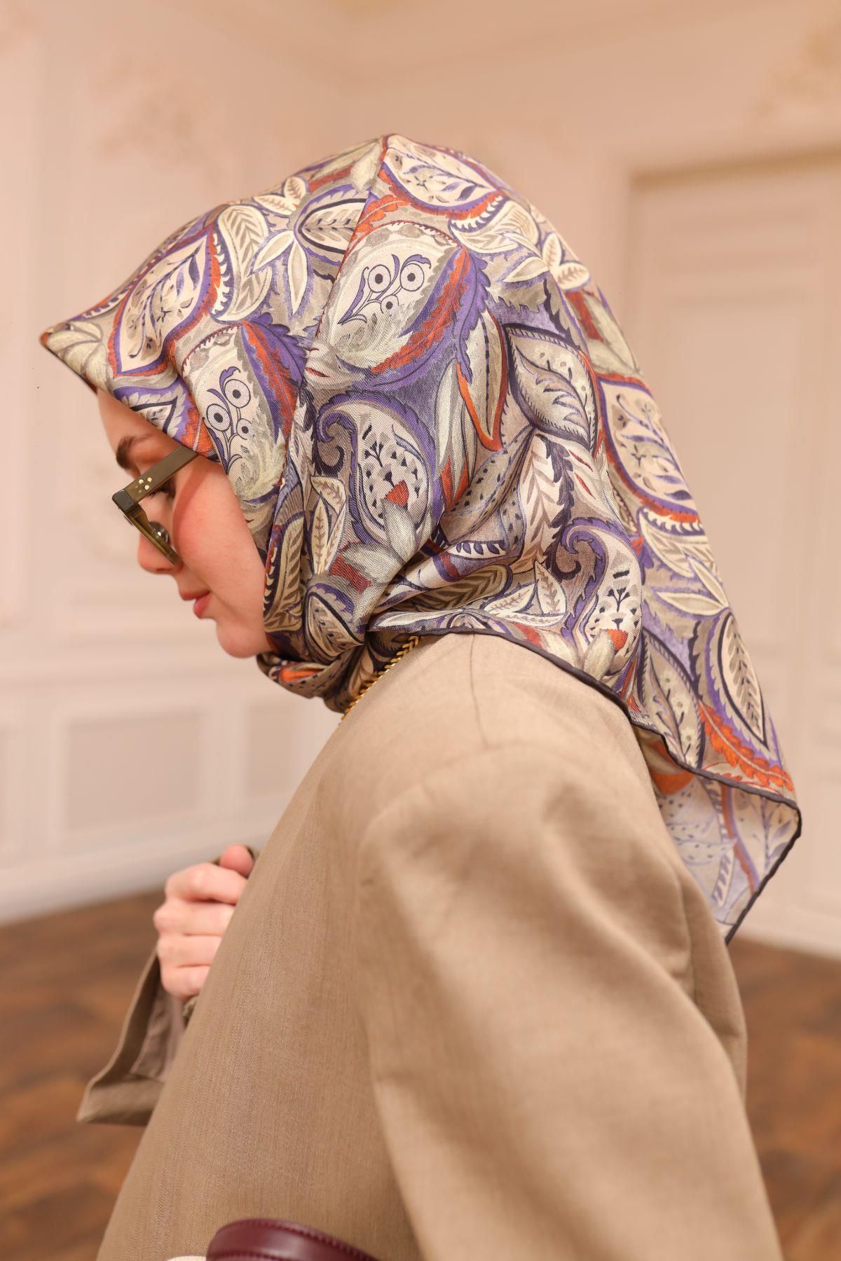 Silk Home-Twill Silk Scarf 11456-08 3