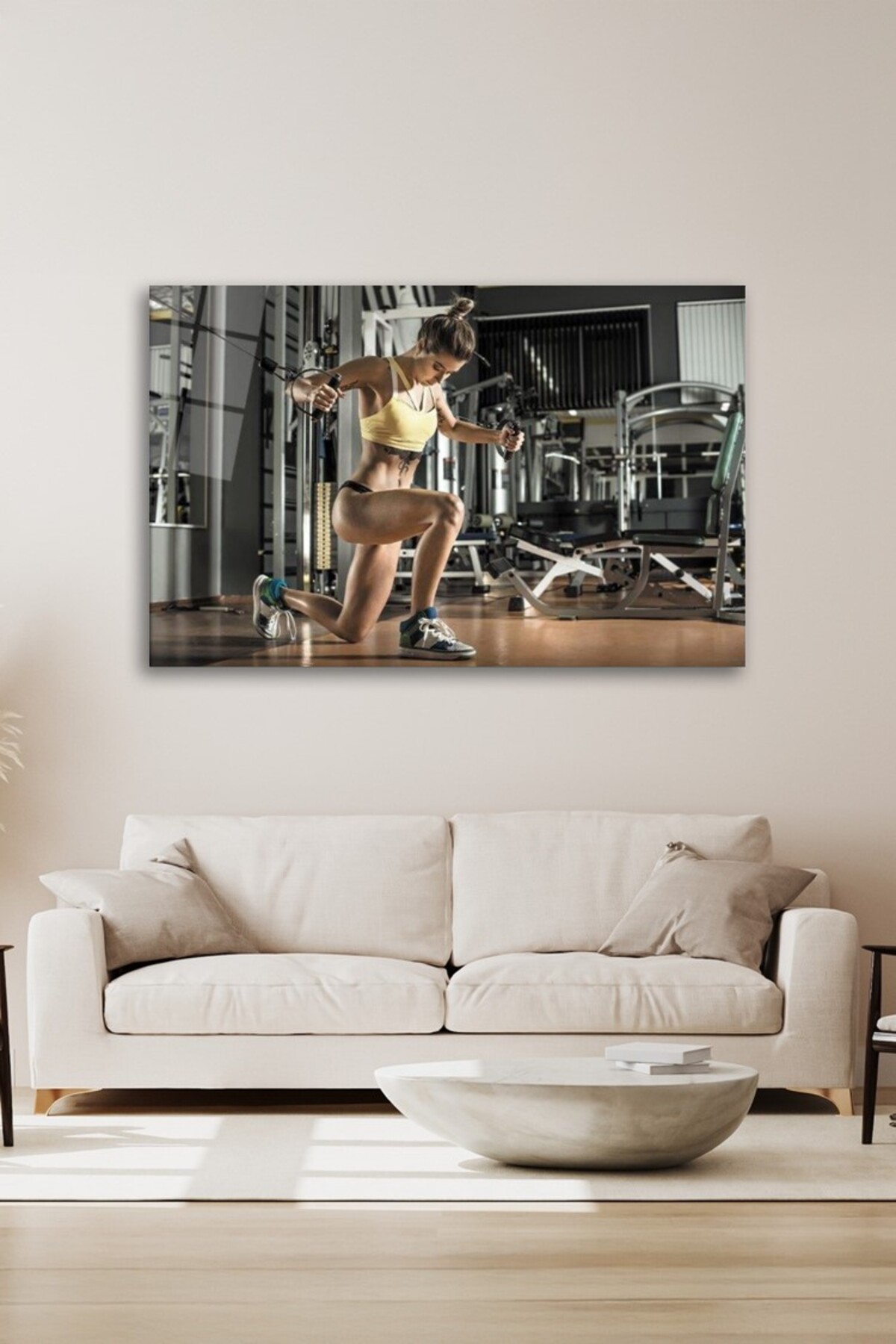 Spor Fitnes Cam Tablo-7 görsel 4