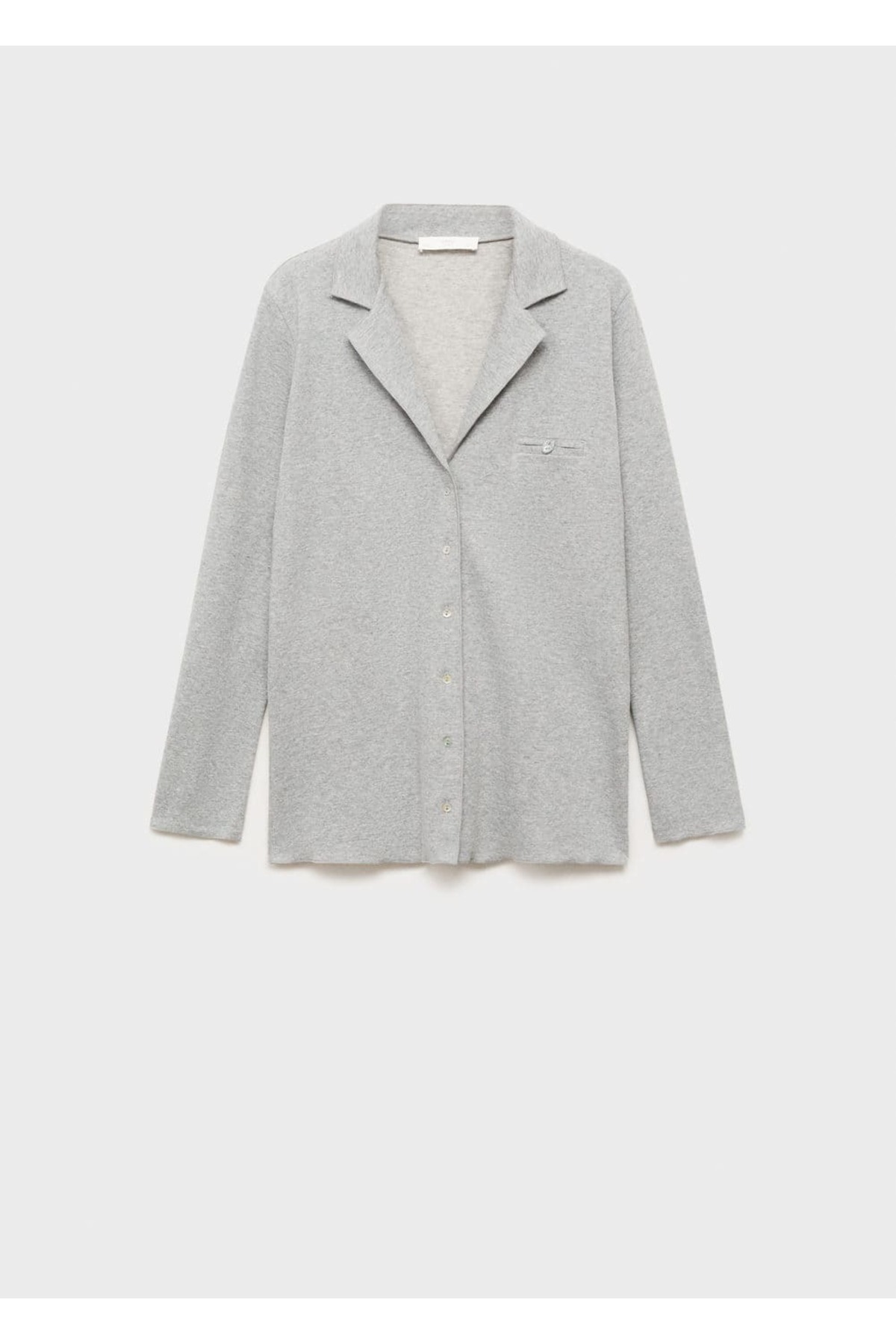 Çift taraflı pamuklu  Pijama Üstü