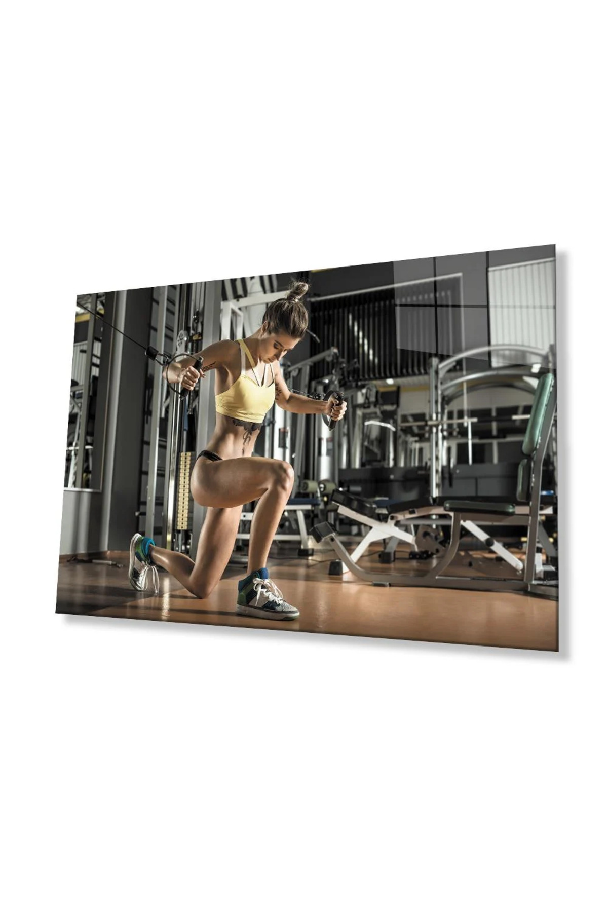 Spor Fitnes Cam Tablo-7
