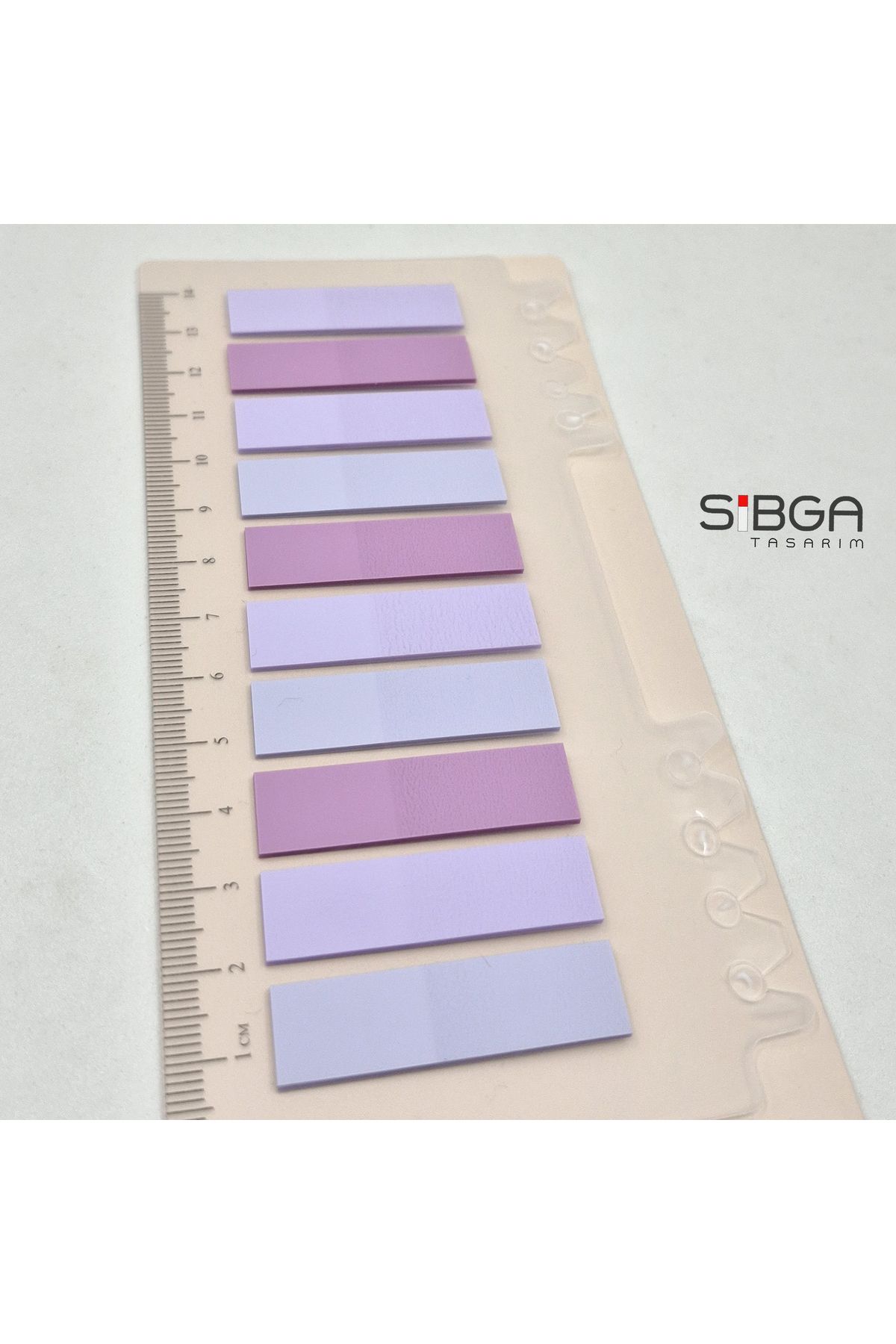 sibga tasarım-Transparent Color 200 Leaf Bookmarks, Stickers and Note Paper 3