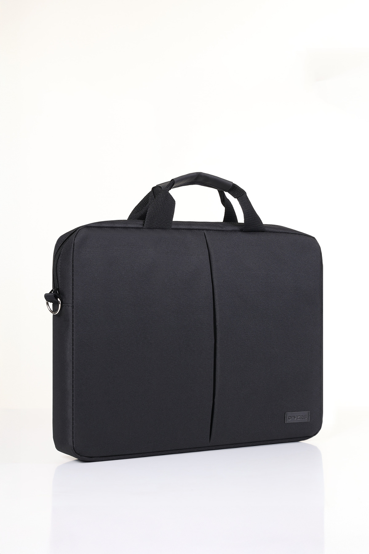 D'VERS  15.6 Inç Siyah Unisex Notebook Evrak Laptop Çantası - Görsel 5