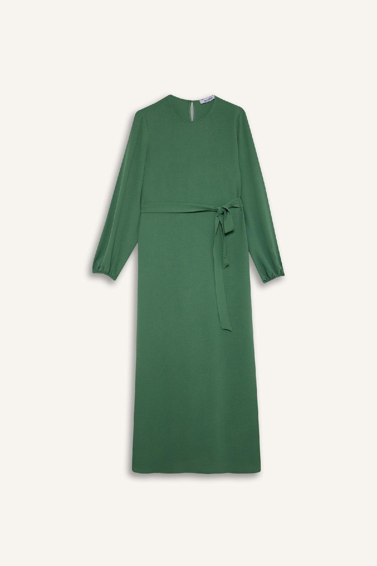 DeFacto-Aerobin-Langarmkleid mit normaler Passform, Rundhalsausschnitt, Midi E5268AX25SP 6