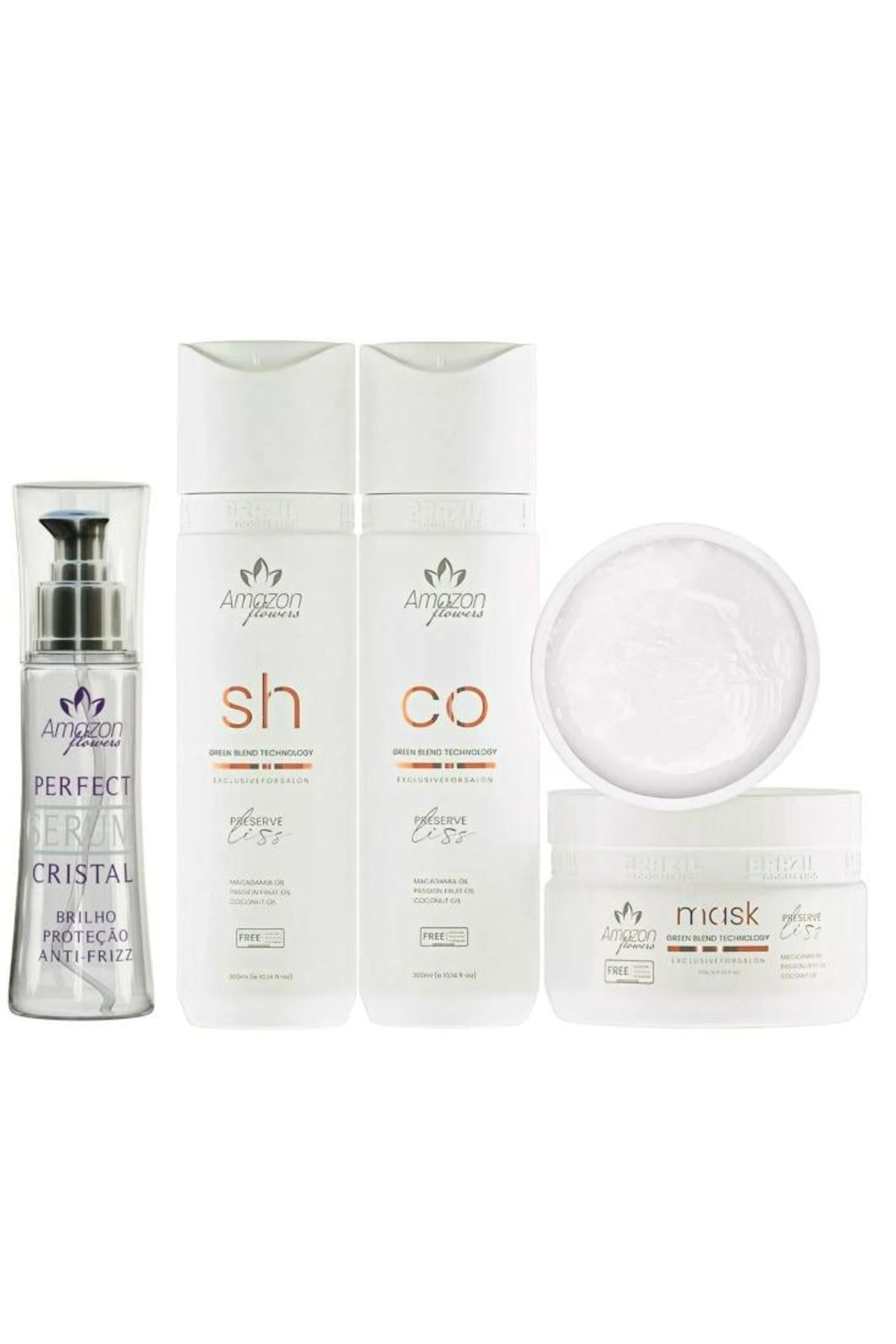 Amazon-Amazon Flower Smooth Brazilian Daily Care Kit for Protein and Keratin Treated Hair 1