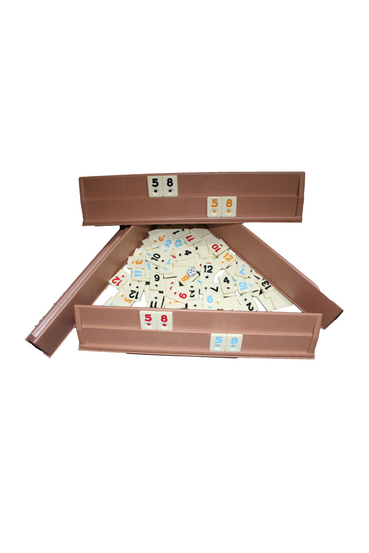 Shop58-101 Okey Set - Plastic Istakçe Gift Cantam 4