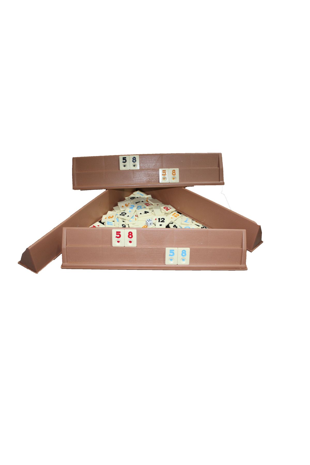 Shop58-101 Okey Set - Plastic Istakçe Gift Cantam 3
