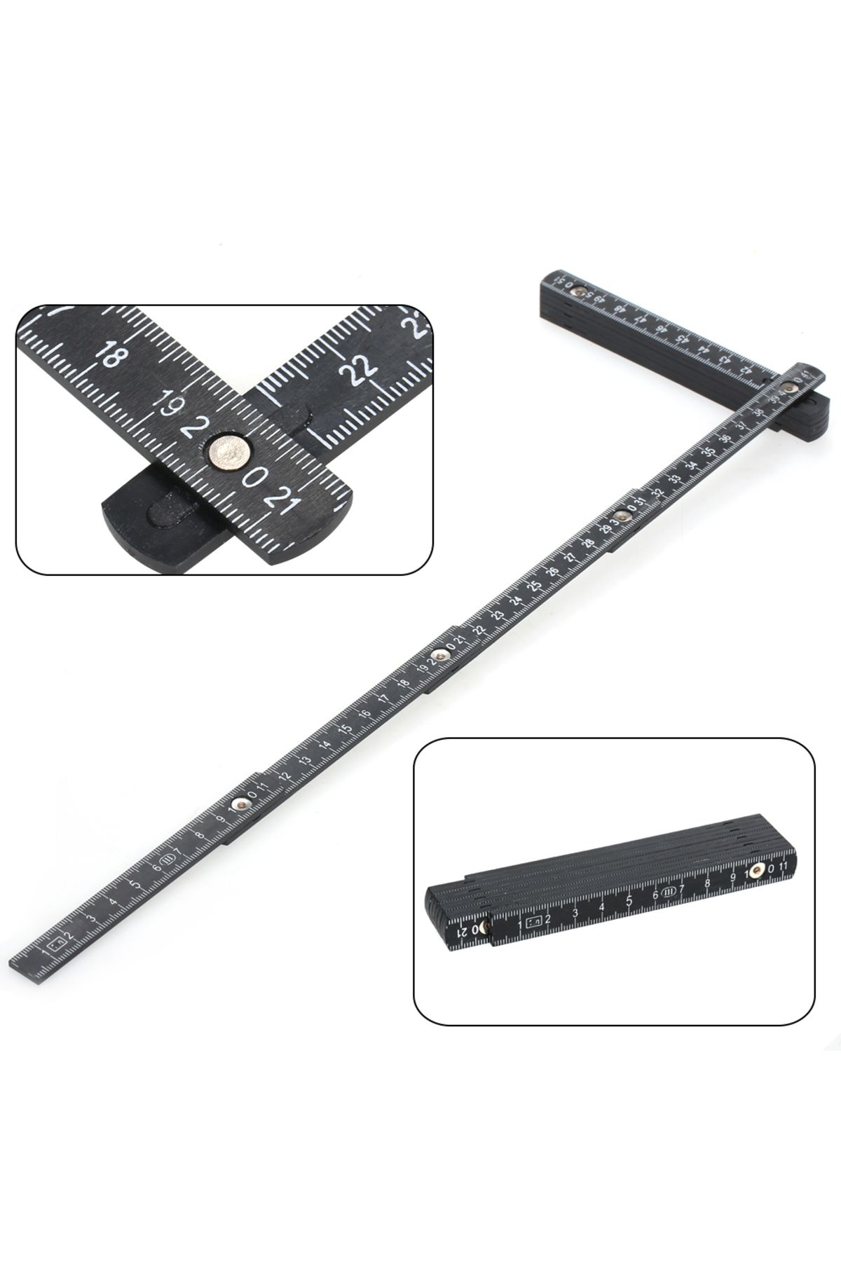 ANENG-2m 2m Slide Ten-parts Fold Up Rulers Folding Versatile Inside Carpenter's Education Meter Lightweig 5