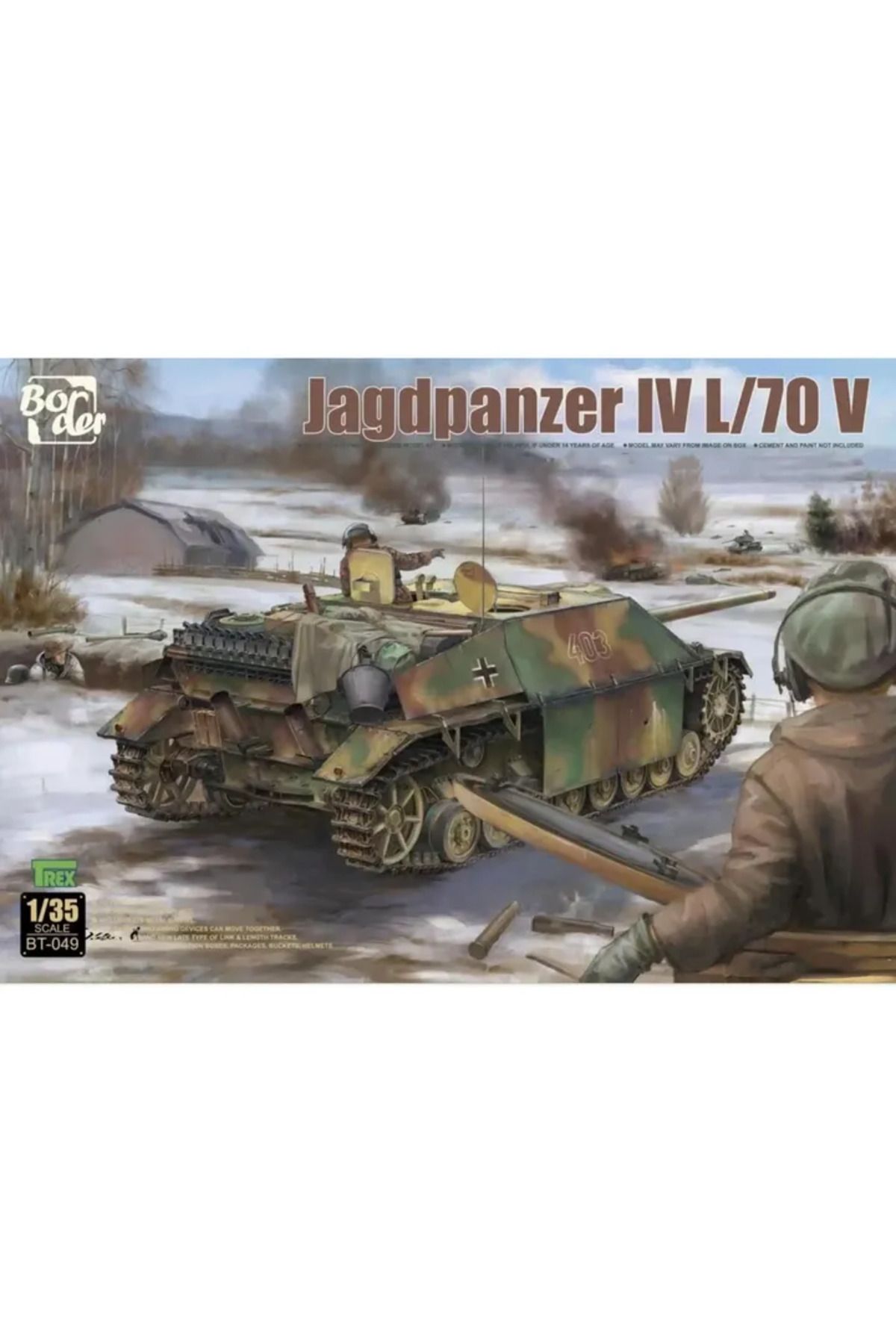 Choice-Border BT-049 1/35 Scale Jagdpanzer IV L/70 V Assemble Model Kit 7