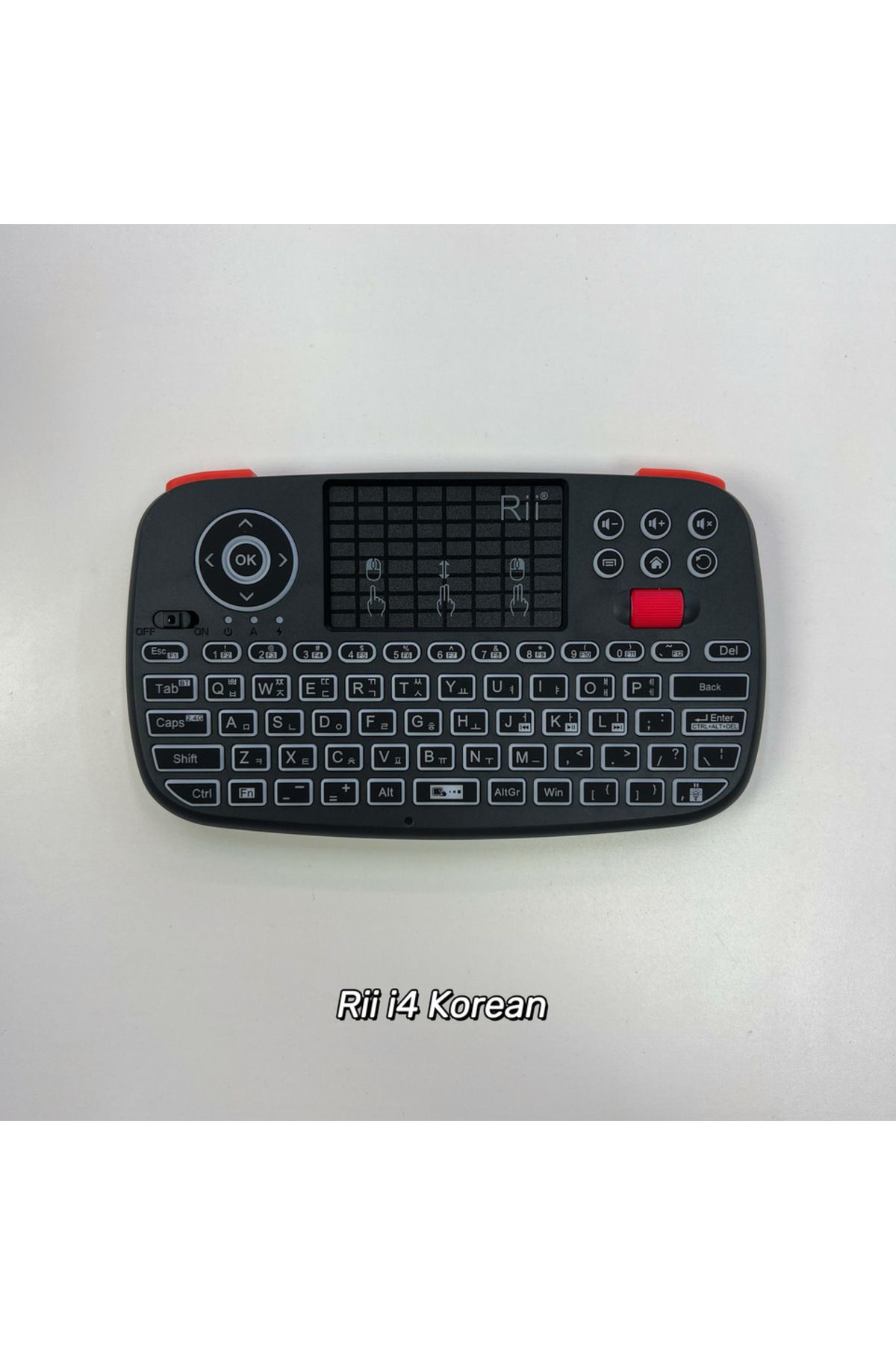 Choice-Rii-i4 Korean Rii I4 Dual Mode Keyboard, Bluetooth+2.4g With Touchpad,New Scroll Wheel Design,With a 1