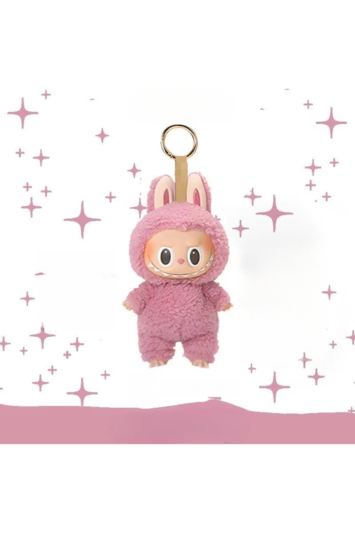 Choice-Only Transparent She Labubu First Generation Macaron Bubble Series Fun Blind Box Vinyl Face Plush To 1