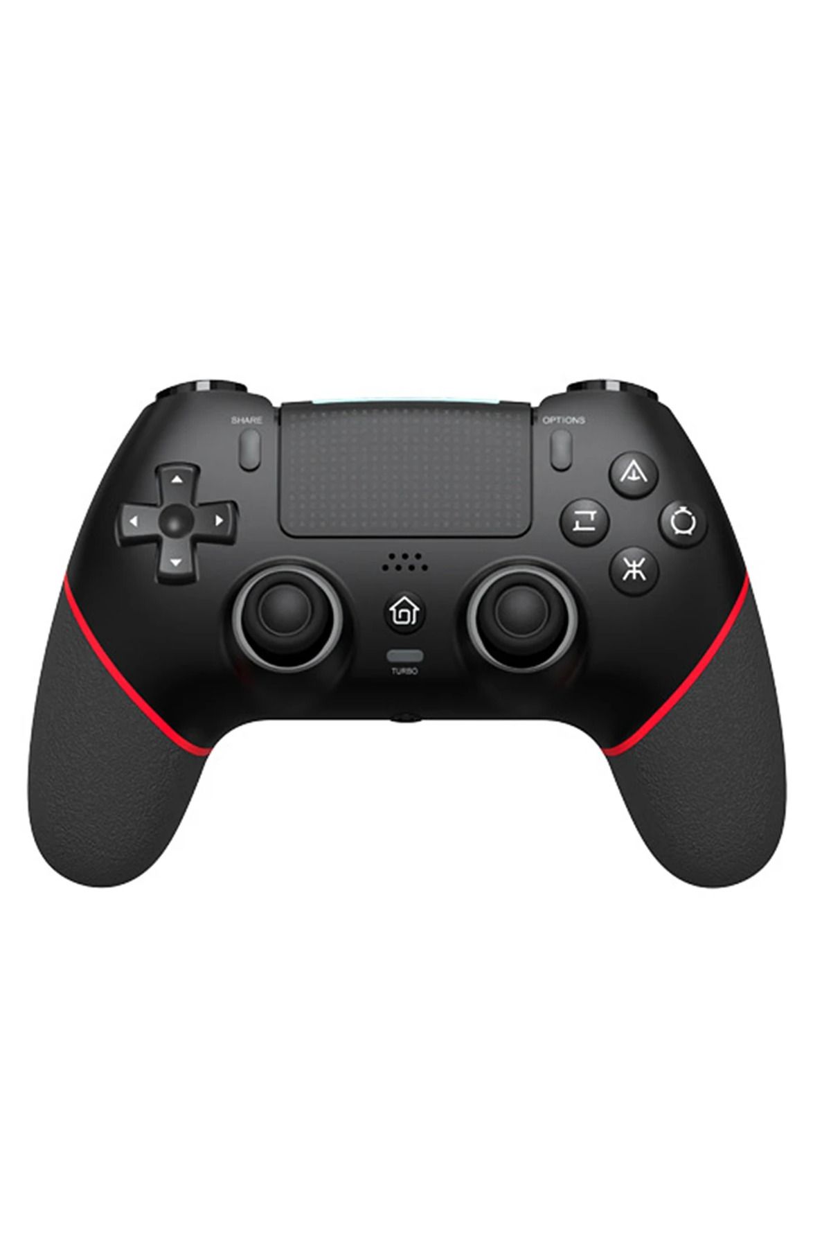 choice2-Black Red Wireless Gaming Controller 6 Axis Gyro Bluetooth Console Controller Macros Turbo Dual Vibr 1