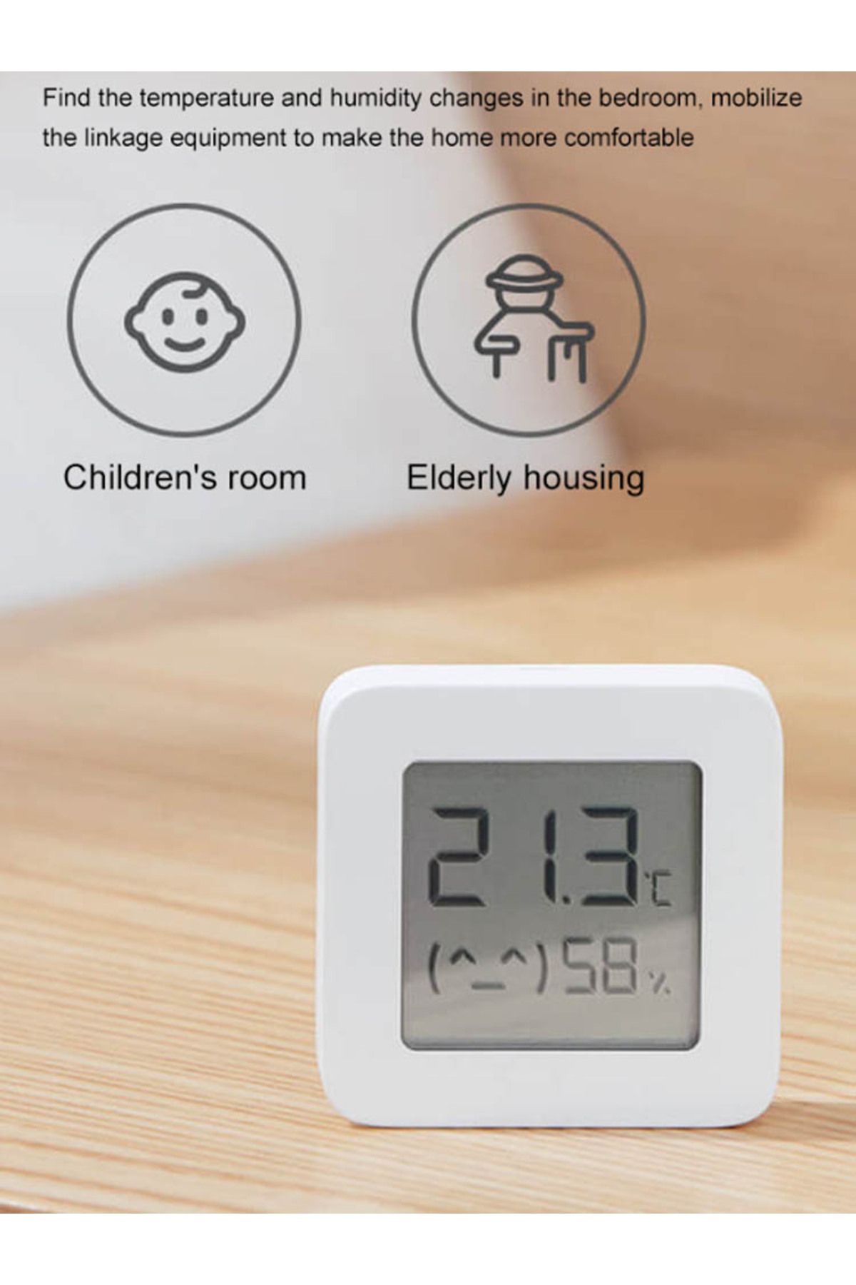 Choice-مقياس حرارة رقمي أصلي بشاشة LCD ذكية من Mijia 2 مستشعر درجة الحرارة والرطوبة بتقنية البلوتوث من Mijia... 8