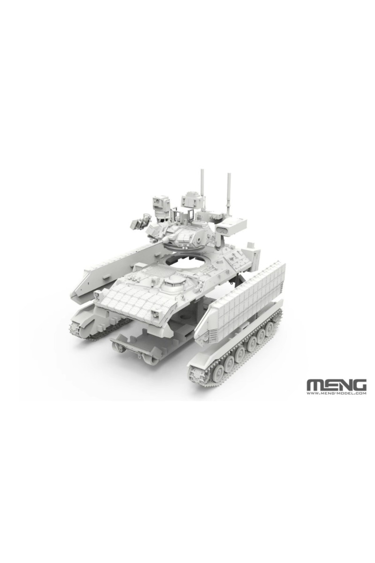 مدل کیت MENG 72-005 خودروی رزمی پیاده‌نظام ایالات متحده M2A3 برادلی در مقیاس ۱/۷۲ همراه با BUSK III