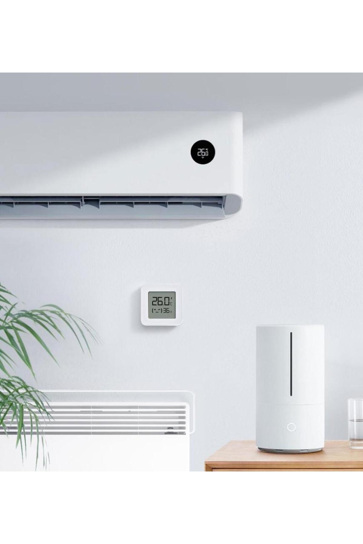 Choice-مقياس حرارة رقمي أصلي بشاشة LCD ذكية من Mijia 2 مستشعر درجة الحرارة والرطوبة بتقنية البلوتوث من Mijia... 3