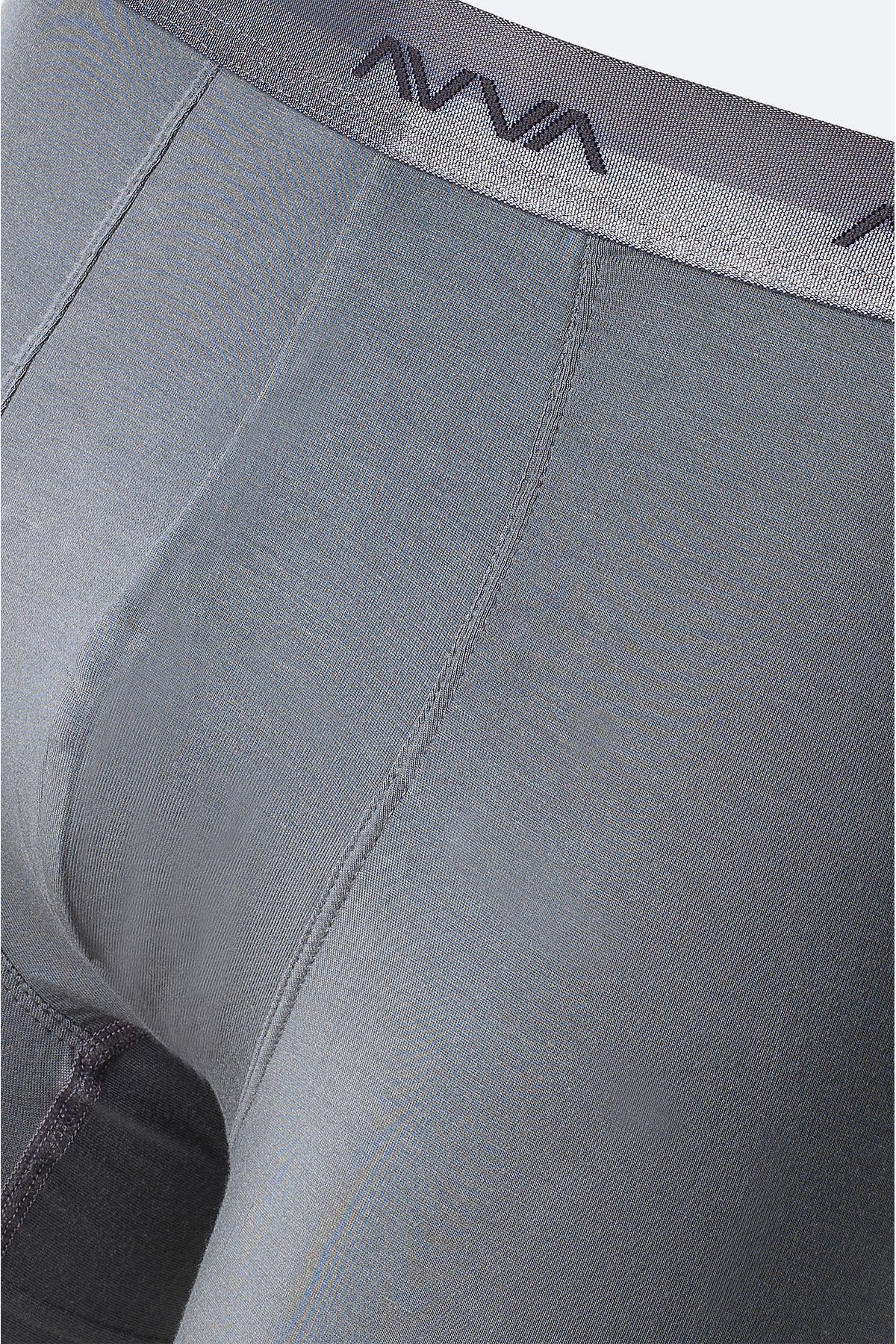 Avva-Ανδρικό Anthracite Plain Basic Soft Touch Single Boxer B 009537 3