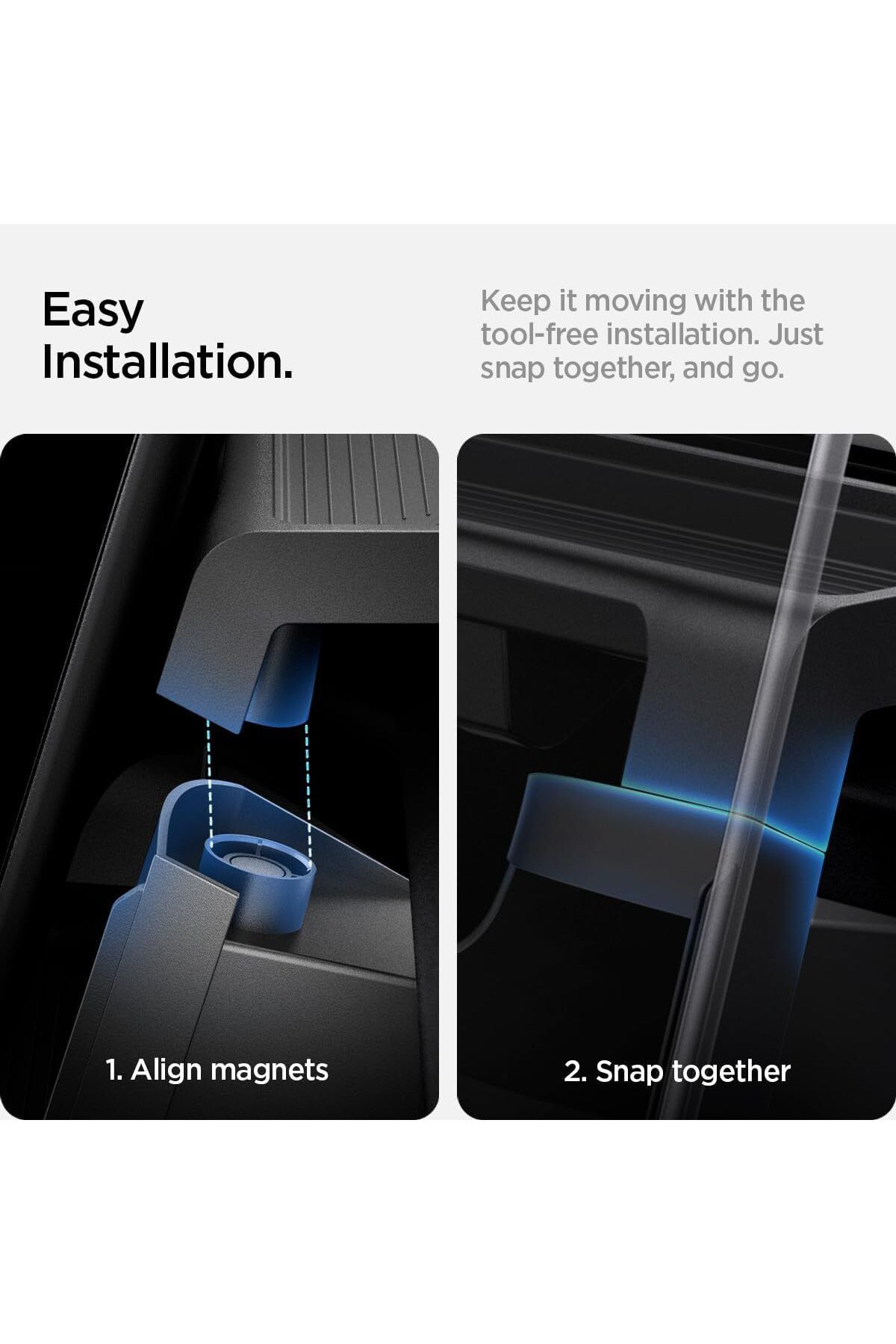 Spigen-Under Screen Storage Organizer Tesla Model Y 2025 (Juniper) and Model 3 2025/2024 (Highland) 7