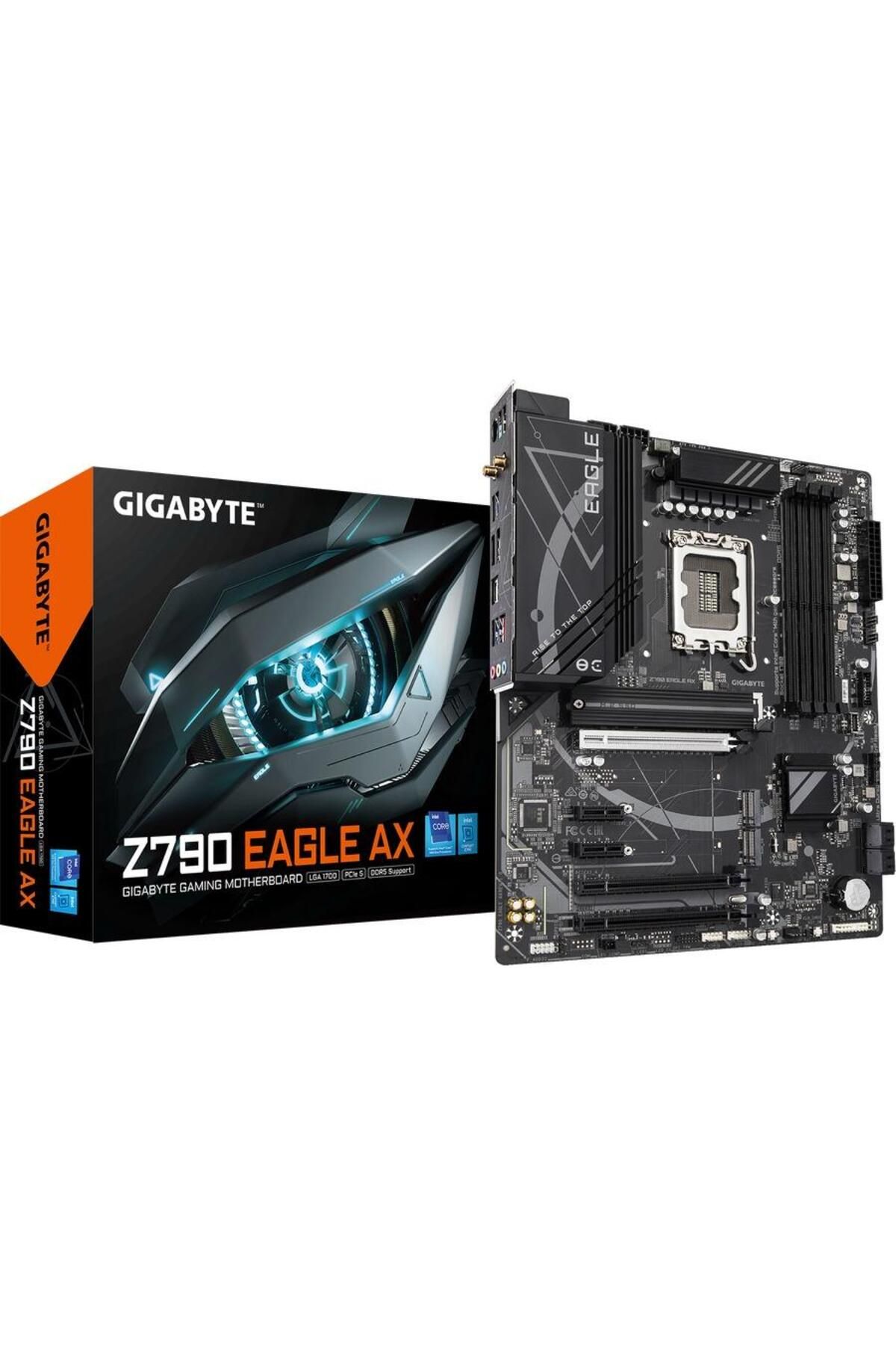 Gigabyte-Placa de baza GIGABYTE Z790 EAGLE AX, DDR5, ATX, LGA1700, Wireless, Bluetooth 5