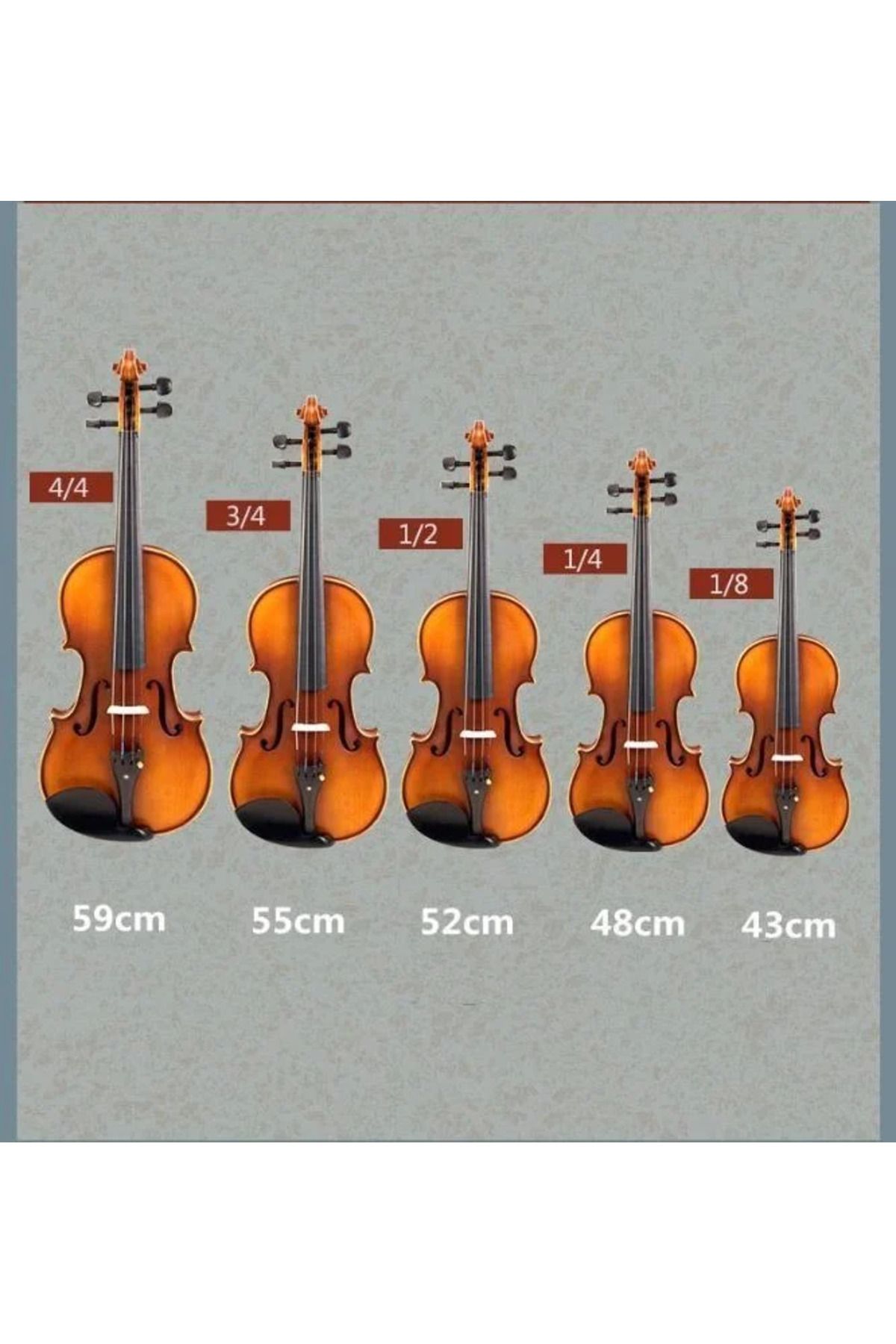 Depox-Classical Wooden Violin, Size 1/2, Case Included Extra 1/2 Bow 7