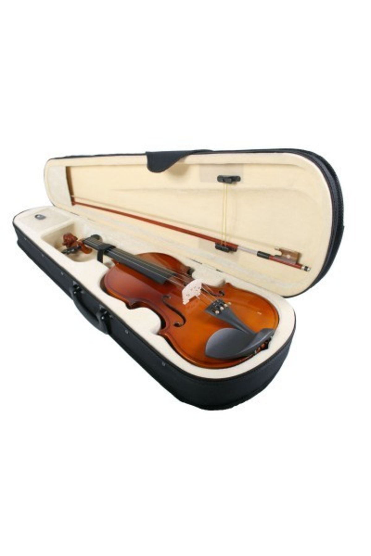 Depox-Classical Wooden Violin Set 1/8 Including Case And String Set 4