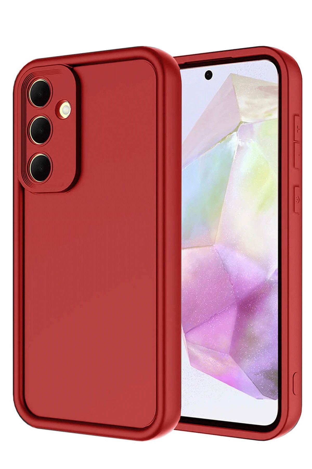 NewFace Samsung Galaxy A36 Kılıf Viera Silikon - Kırmızı MRAYD