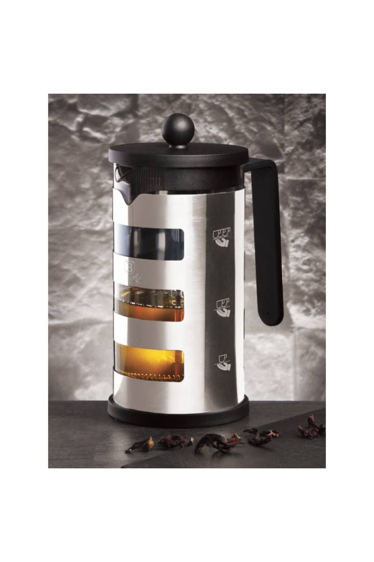Berlinger Haus Ceai Si Cafea Presa Frantuzeasca 600 Ml Colectia Black Silver - One Size