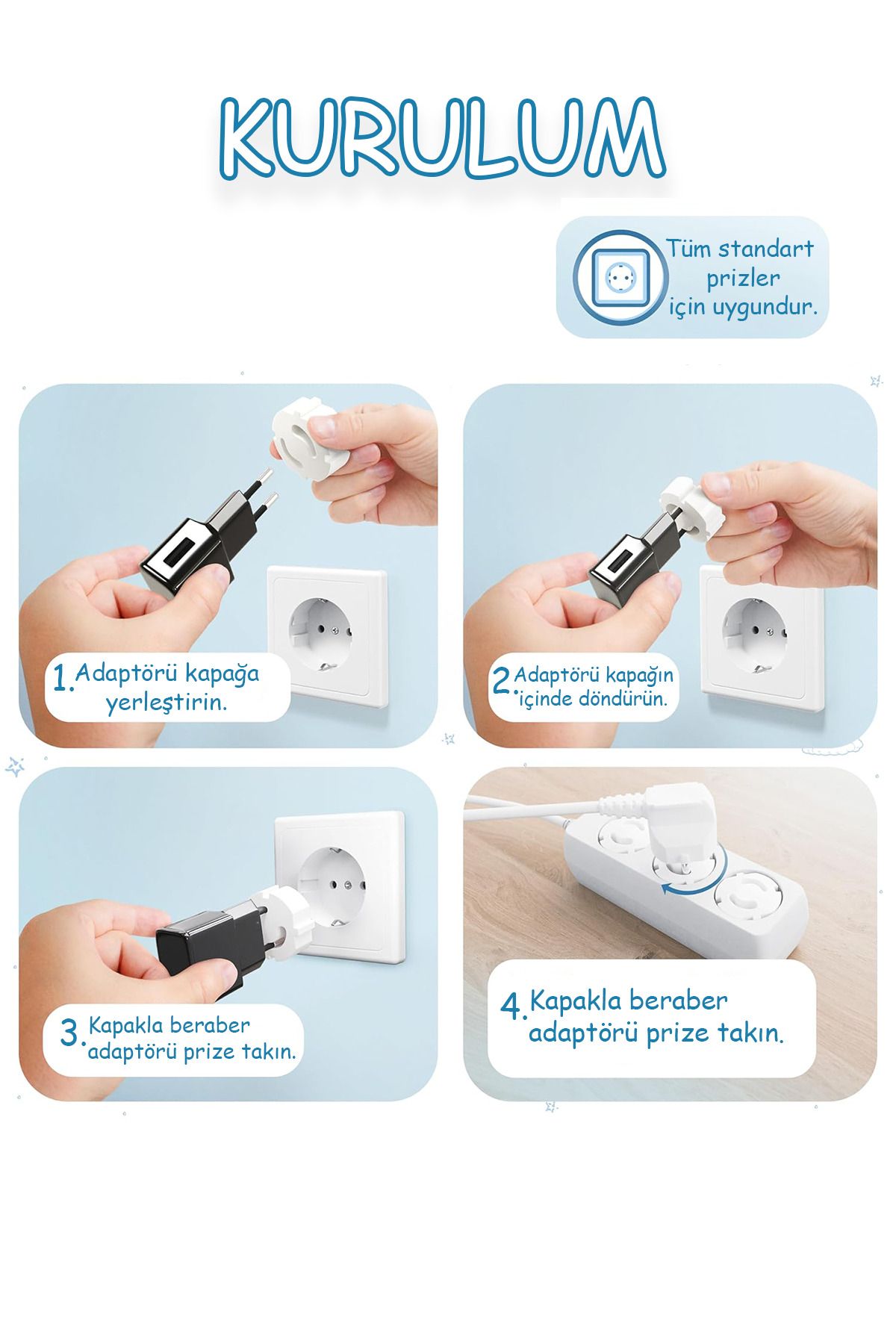 Baxters-Socket Child Lock 6 Socket Closer Single Multi Socket Current Prevention Apparatus Safety Lock Security 6
