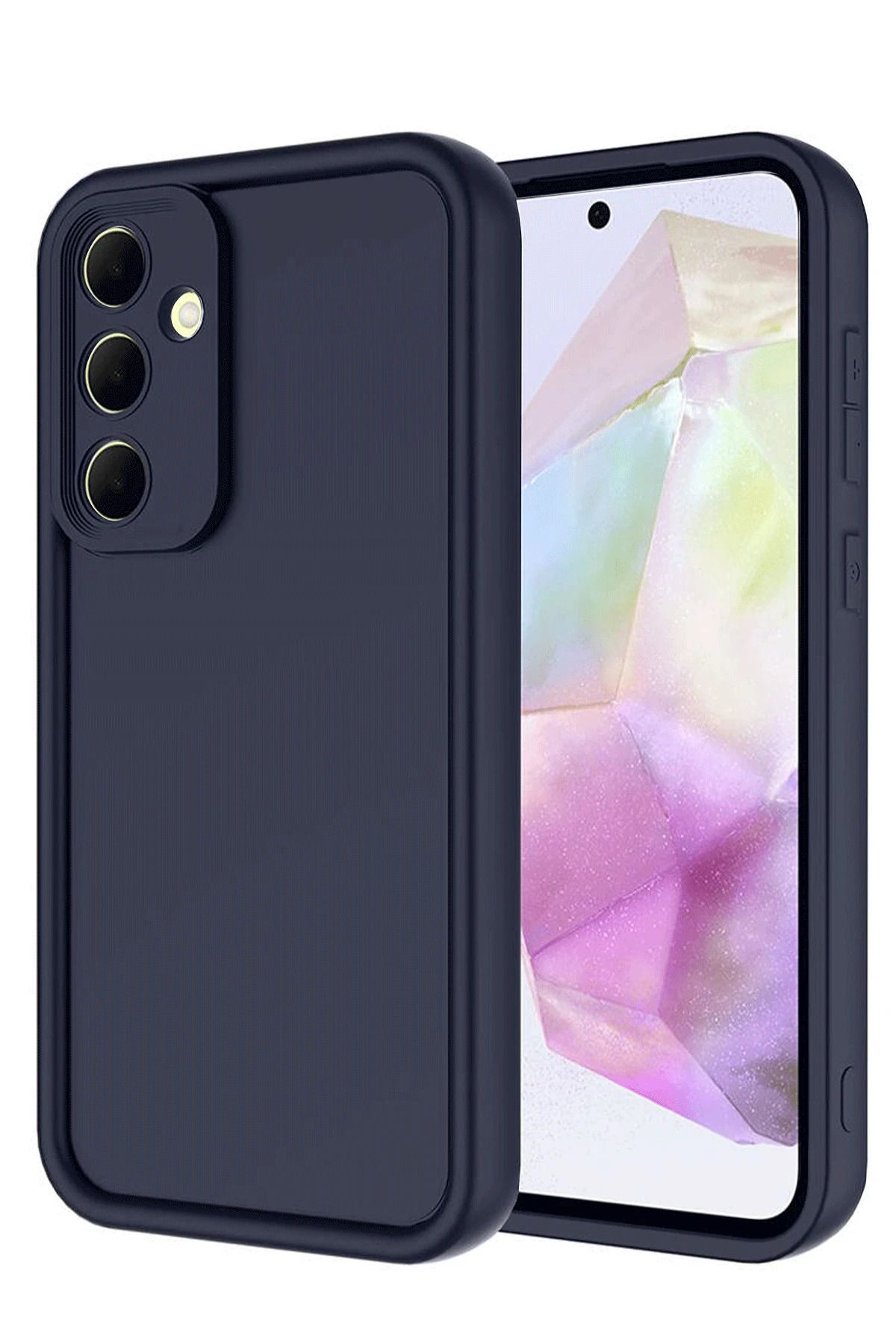 NewFace Samsung Galaxy A36 Kılıf Viera Silikon - Lacivert GLSTD