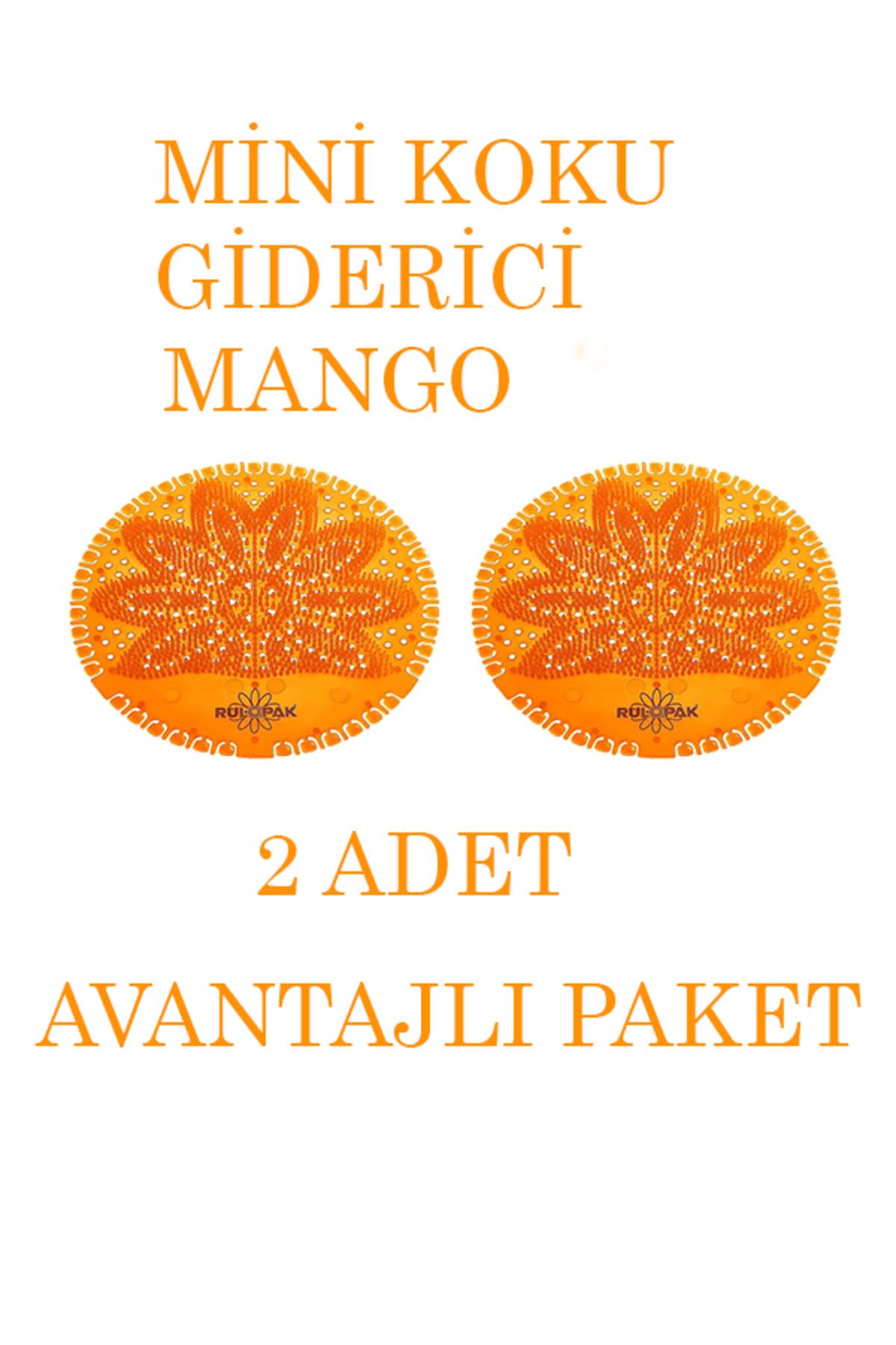 Rulopak Mini Lavabo Pisuvar Süzgeci Koku Giderici Mango 2'li