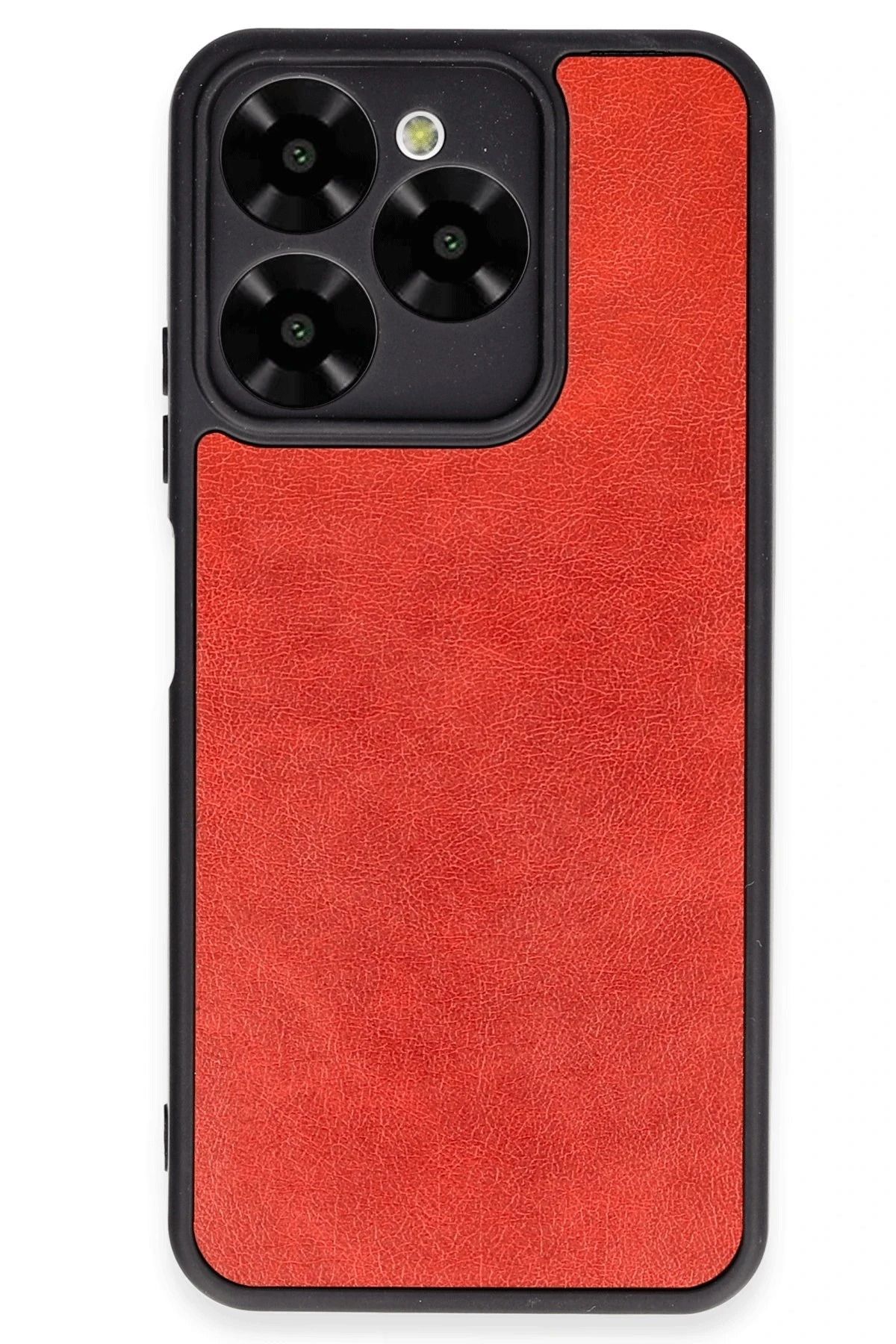 NewFace General Mobile Era 30 Kılıf Aras Deri Kapak - Kırmızı HNZRN