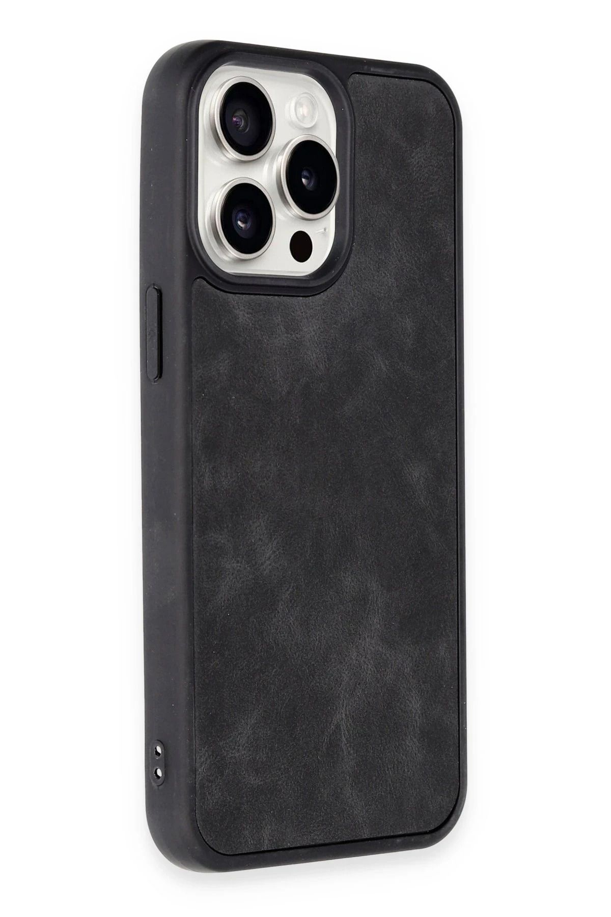 cepmoda iphone 15 PRO Telefon Kılıfı | Yerli, ince, Deri Kapak aR4Sv2 | SİYAH