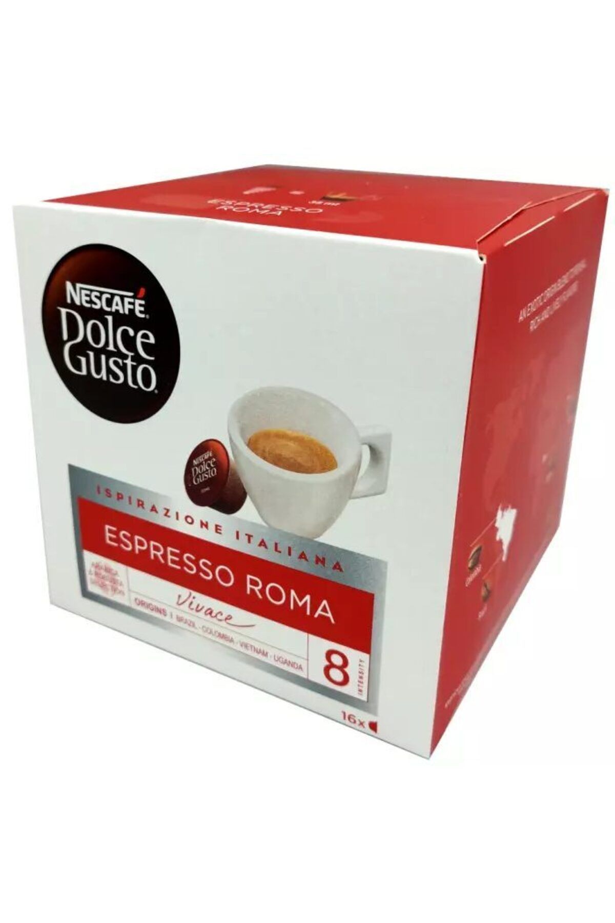 Nescafe Capsule Dolce Gusto Espresso Roma, 16 Capsule, 99.2g - One Size