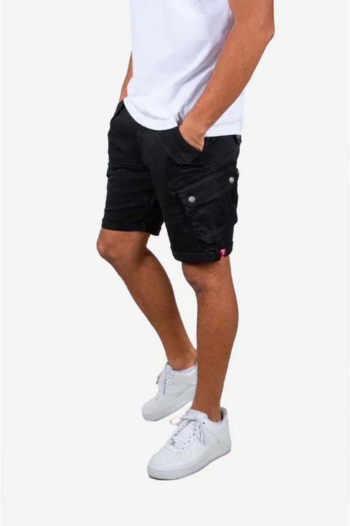 Alpha Industries-Men's black shorts Combat Short Alpha Industries 4