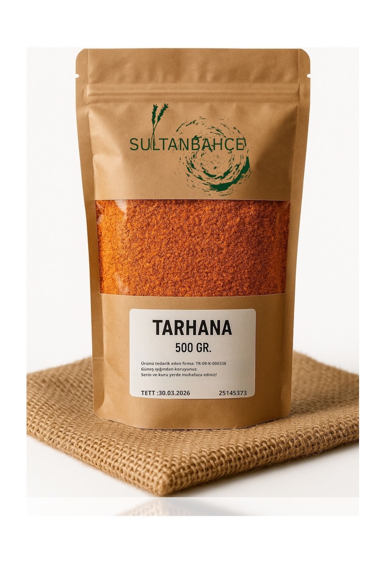 sultanbahçe Doğal Tarhana 500 gr - Katkısız Köy Tarhanası - Koruyucu Içermez