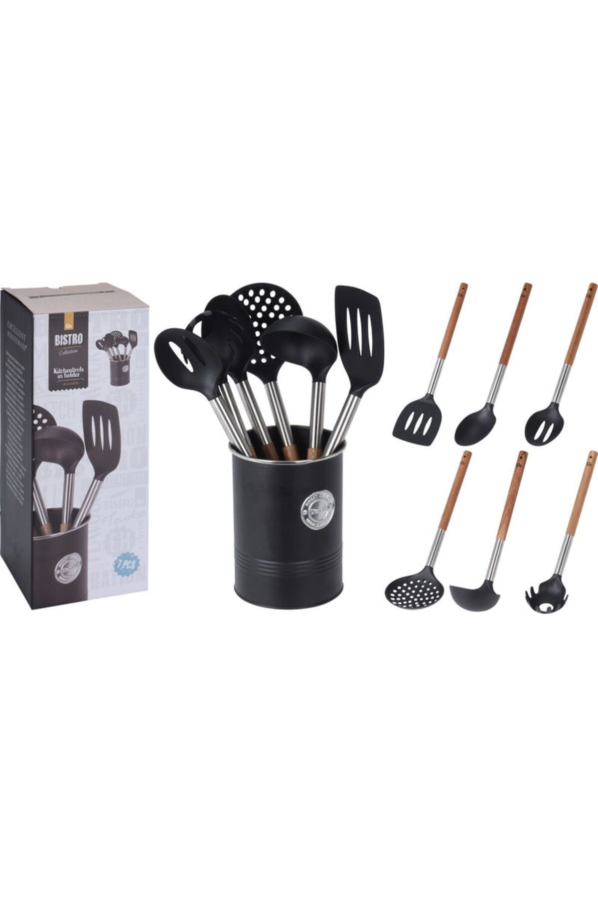 Berlinger Haus-Ustensile de bucatarie in set stand de 7 BISTRO 2