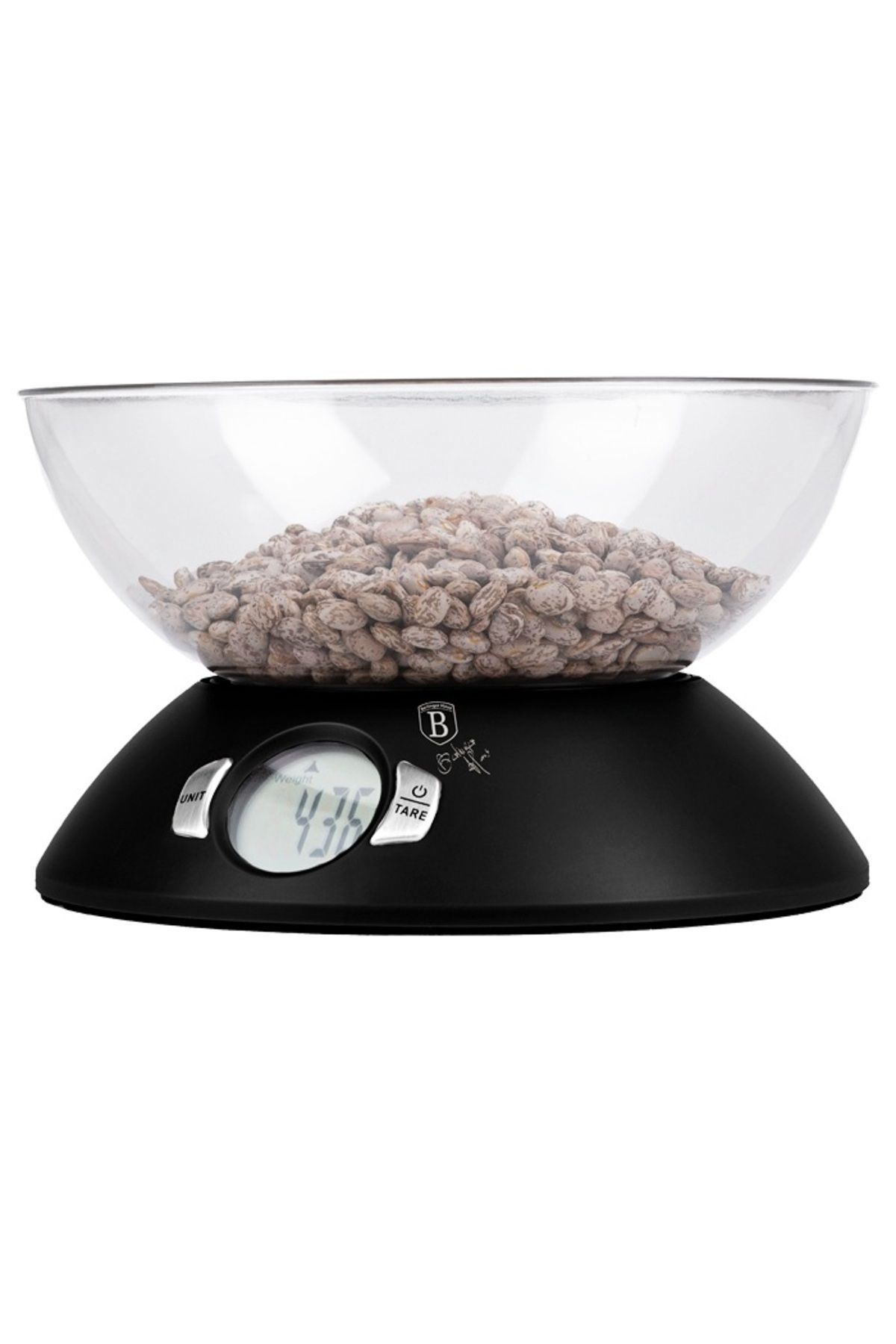 Berlinger Haus Cantar Digital De Bucatarie 5 Kg Cu Bol Colectia Matte Black - One Size