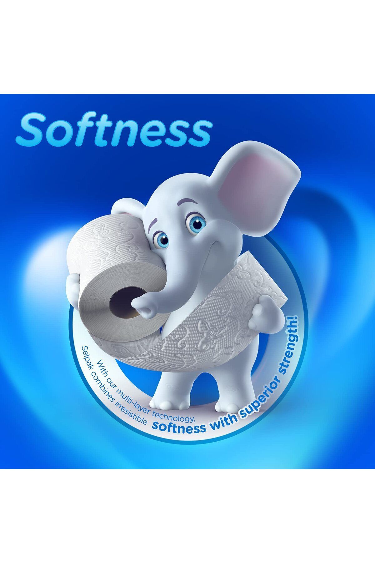 Selpak-Perfumed Toilet Paper - Spa Powder Scent - 3 Ply - 8 Rolls 4