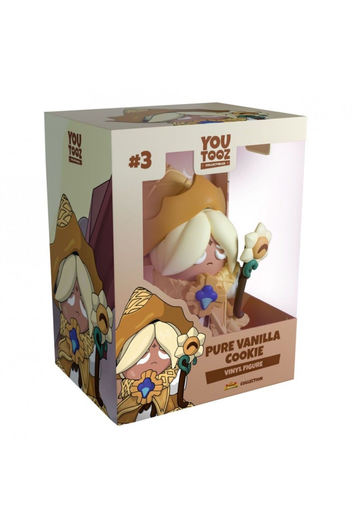 Youtooz-Cookie Run Kingdom Pure Vanilla Cookie Vinyl Figures 3