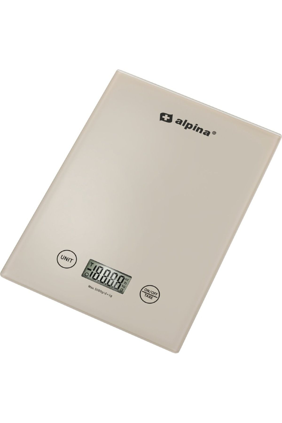 Alpina Cantar Digital De Bucatarie 5kg Bej - One Size