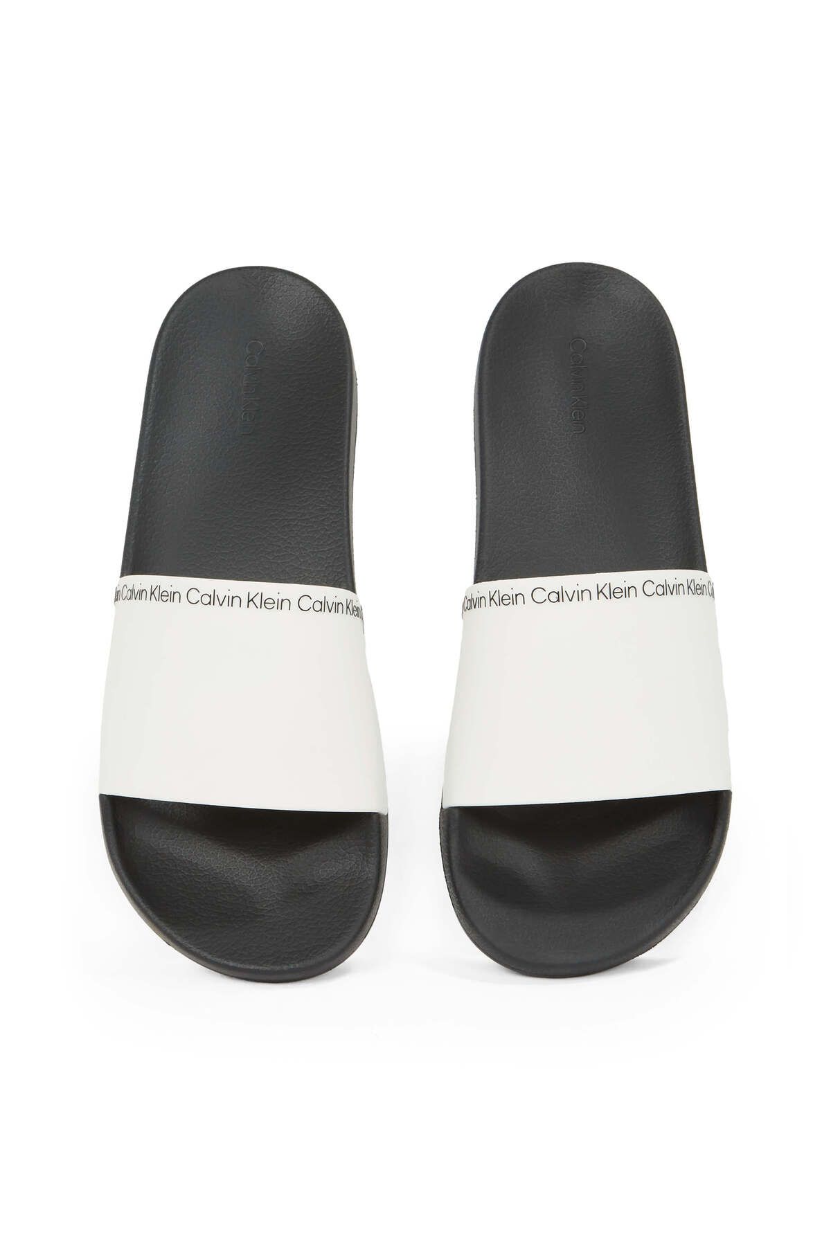 Calvin Klein-Papuci albi casual confortabili cu logo pentru bărbați HM0HM00981-03A 5