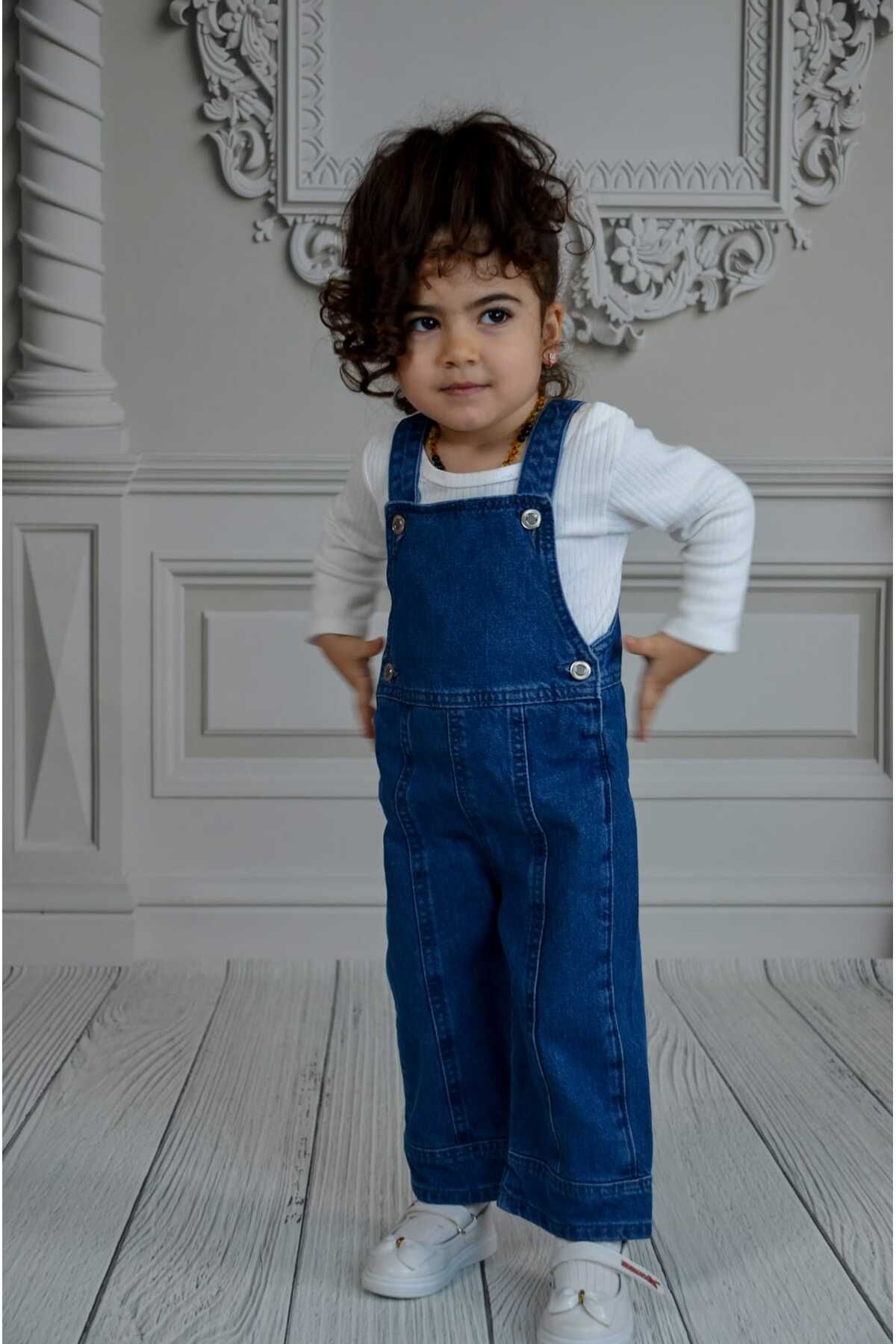 Ede Tekstil-Girl's Jeans Slopet Blue Denim 7