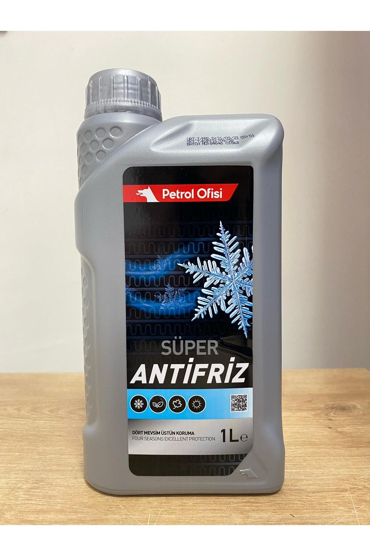 Petrol Ofisi Yeşil Renkli Süper Antifriz 1Litre (2023 Üretim) (Mavi Yerine de Geçerlidir.)